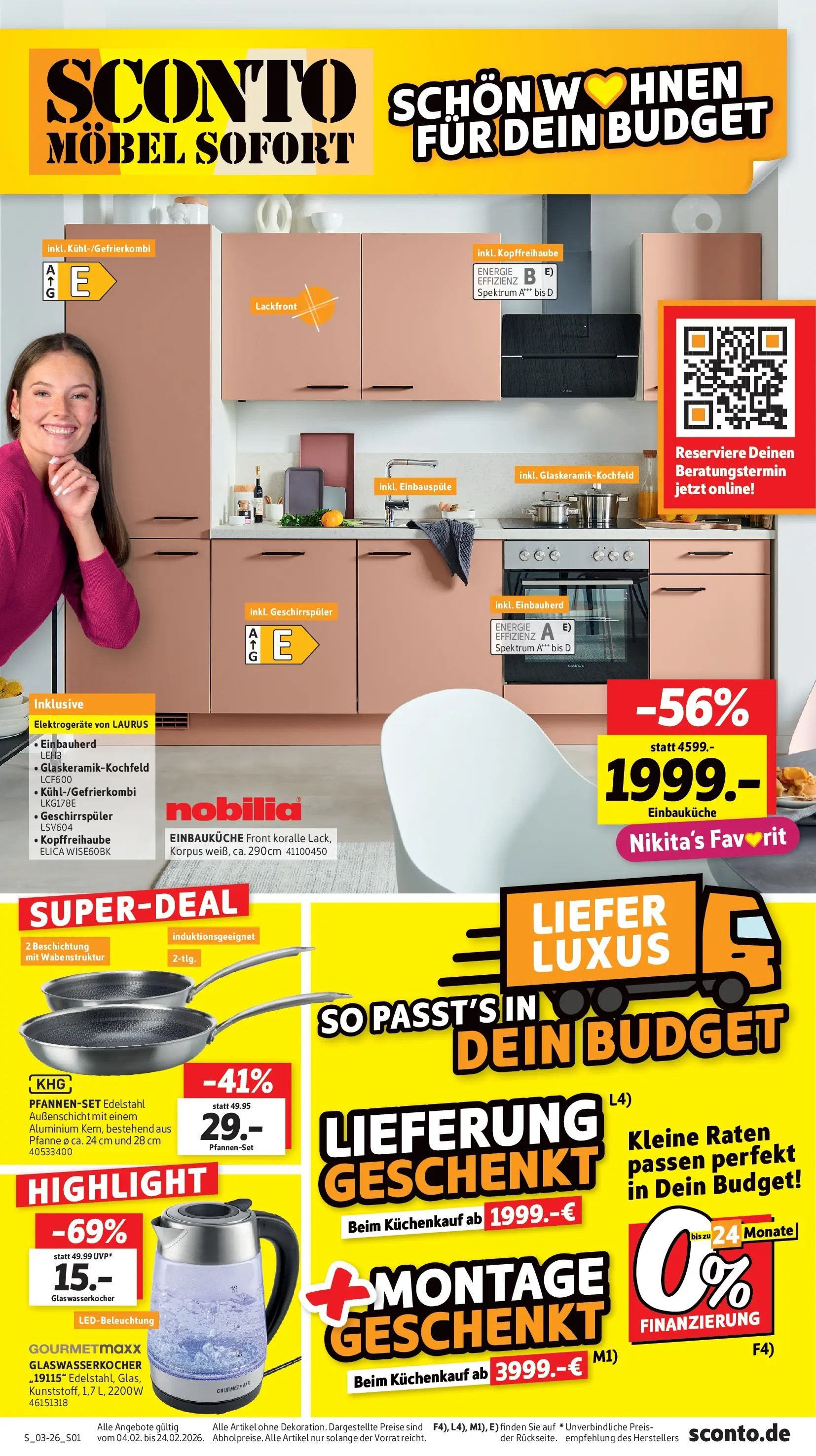 Sconto Prospekt Großpösna	 (ab 04.02.2026) zum Blättern | Seite: 1