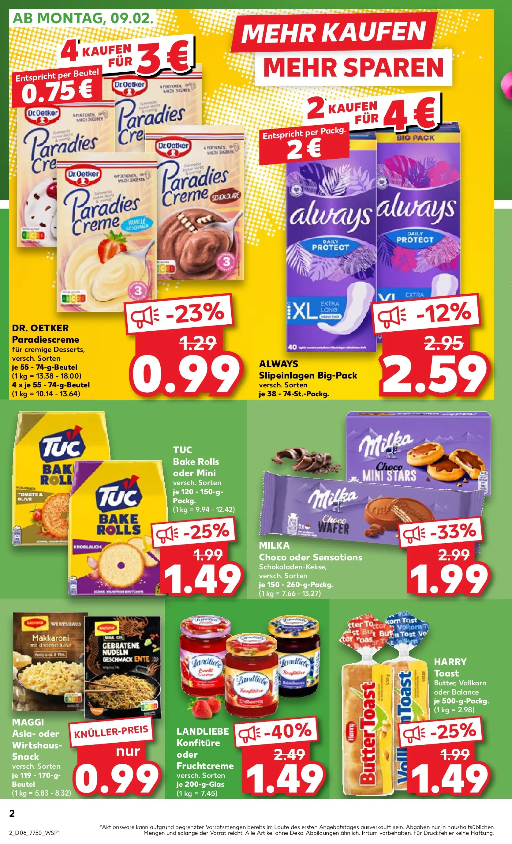 Prospekt Kaufland ab 08.02.2026 » Angebote Online zum Blättern | Seite: 2