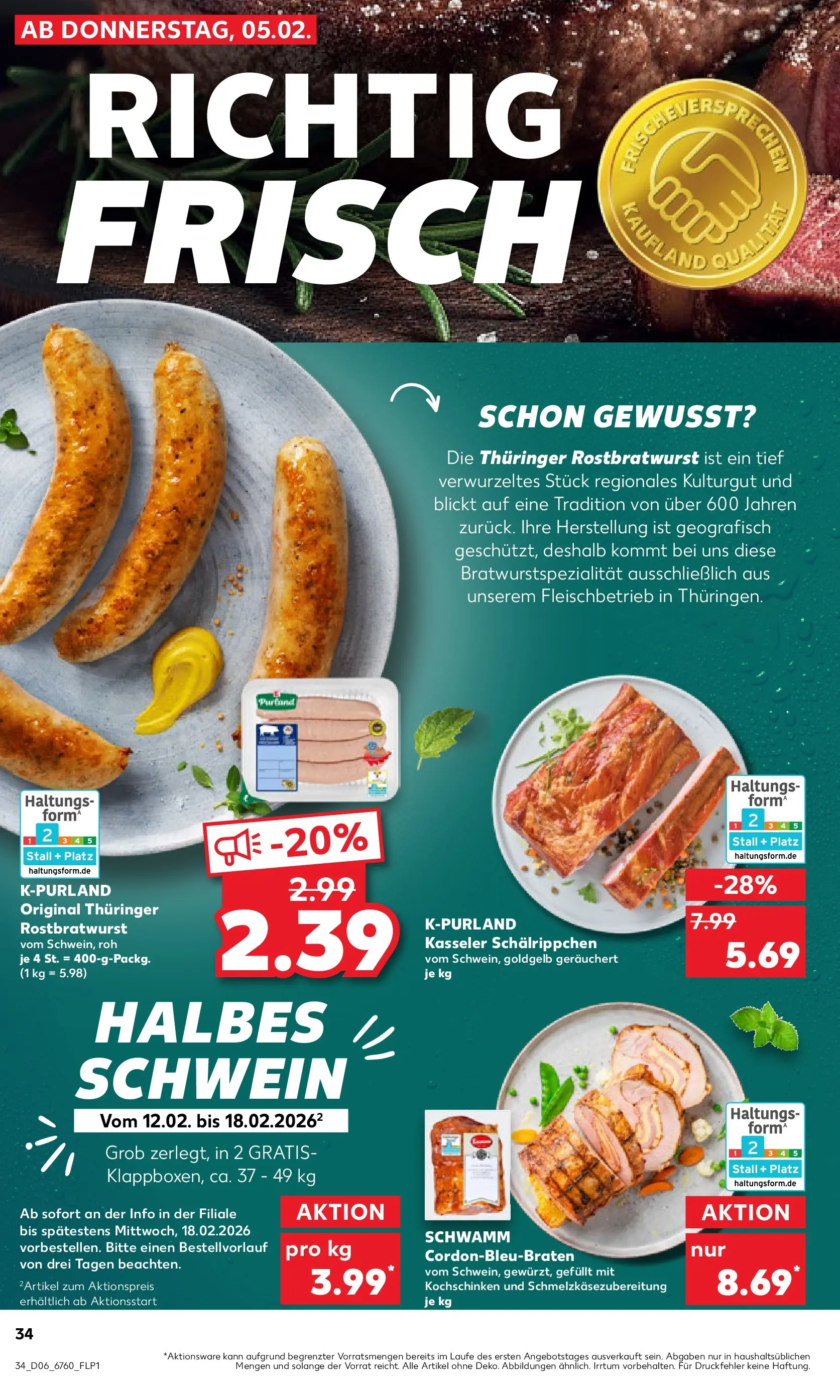 Prospekt Kaufland ab 08.02.2026 » Angebote Online zum Blättern | Seite: 34