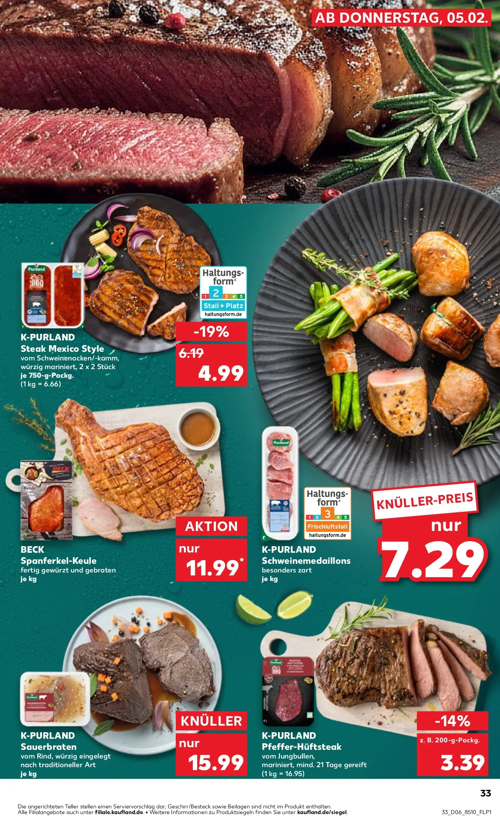 Prospekt Kaufland ab 09.02.2026 » Angebote Online zum Blättern | Seite: 33