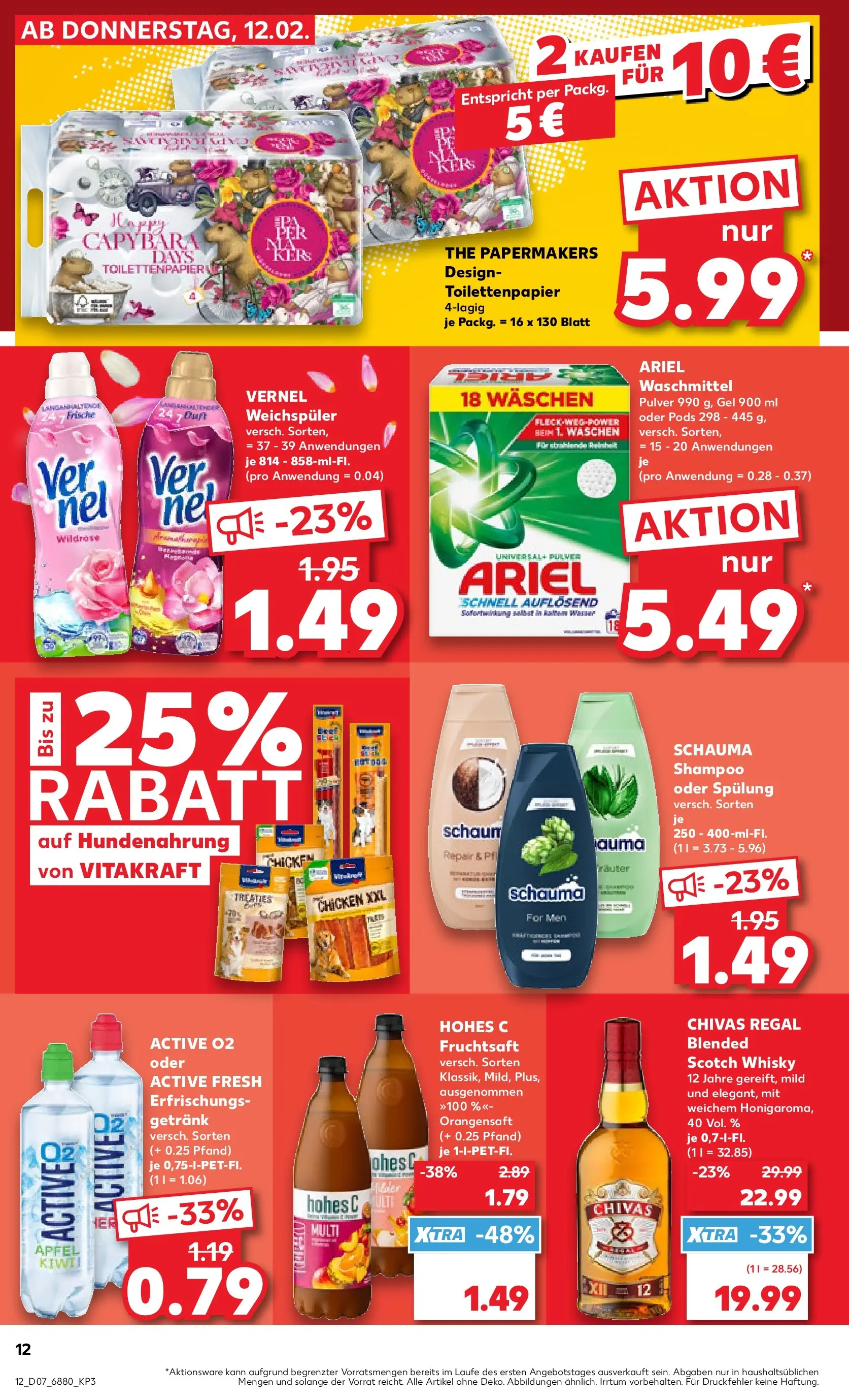 Prospekt Kaufland ab 12.02.2026 » Angebote Online zum Blättern | Seite: 20 | Produkte: Regal, Hohes c, Kiwi, Fruchtsaft