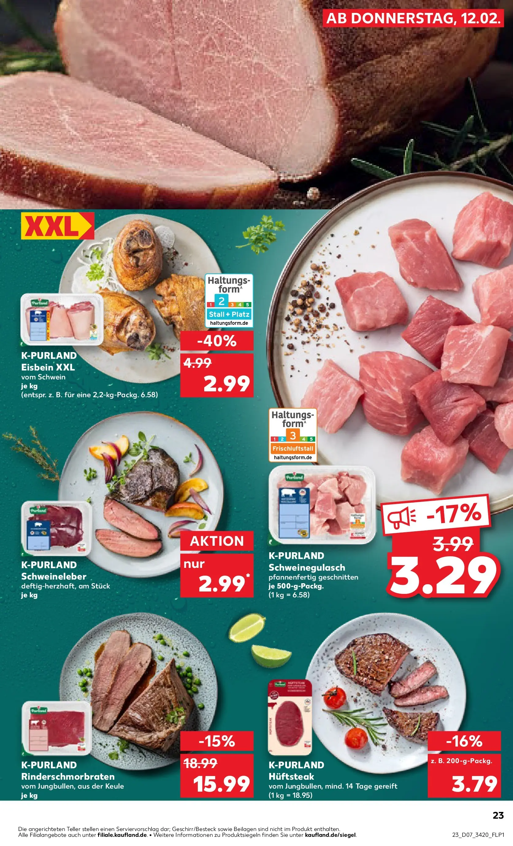 Prospekt Kaufland ab 11.02.2026 » Angebote Online zum Blättern | Seite: 31 | Produkte: Schweinegulasch