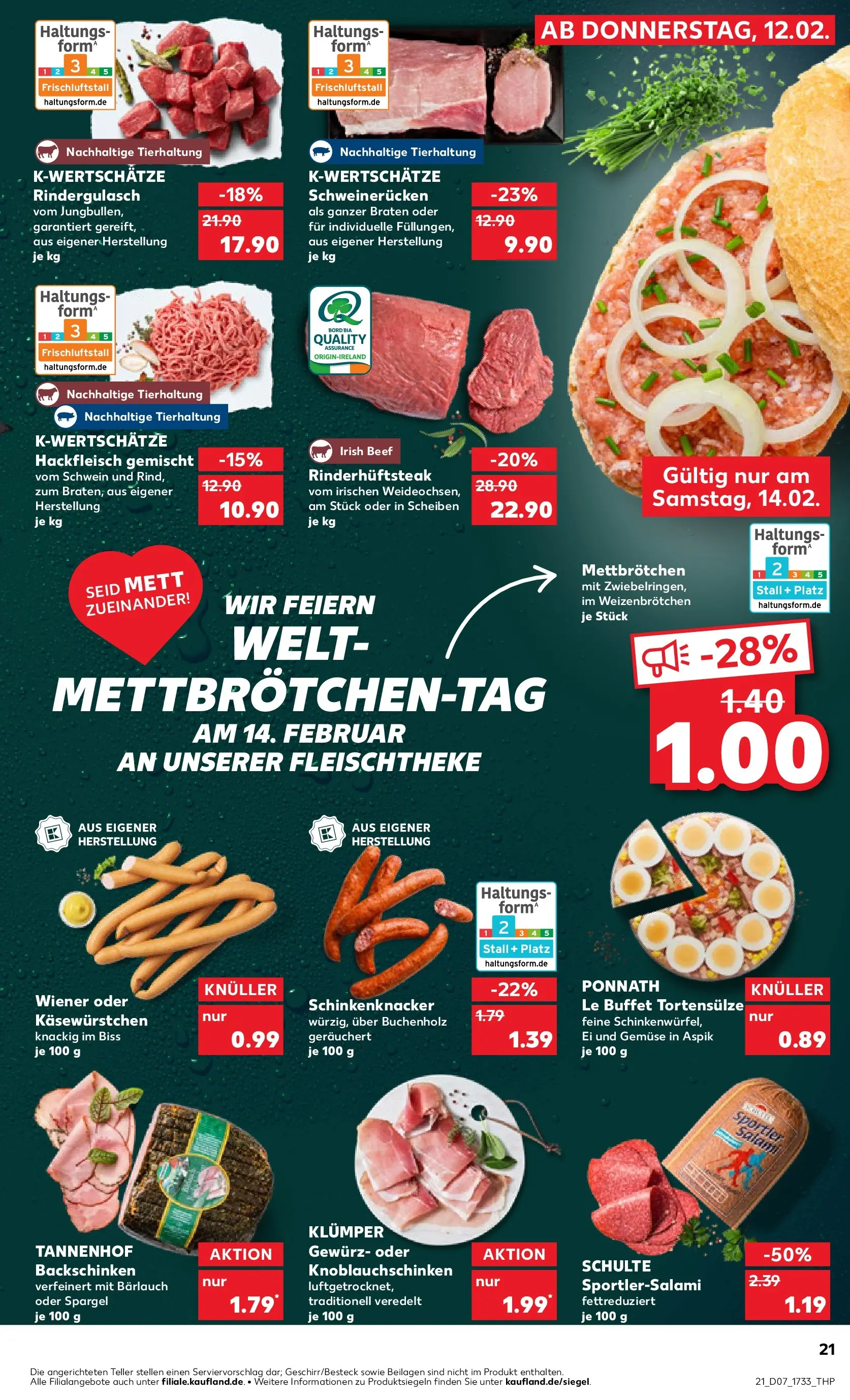 Prospekt Kaufland ab 12.02.2026 » Angebote Online zum Blättern | Seite: 29 | Produkte: Spargel, Schweinerucken, Salami, Steak