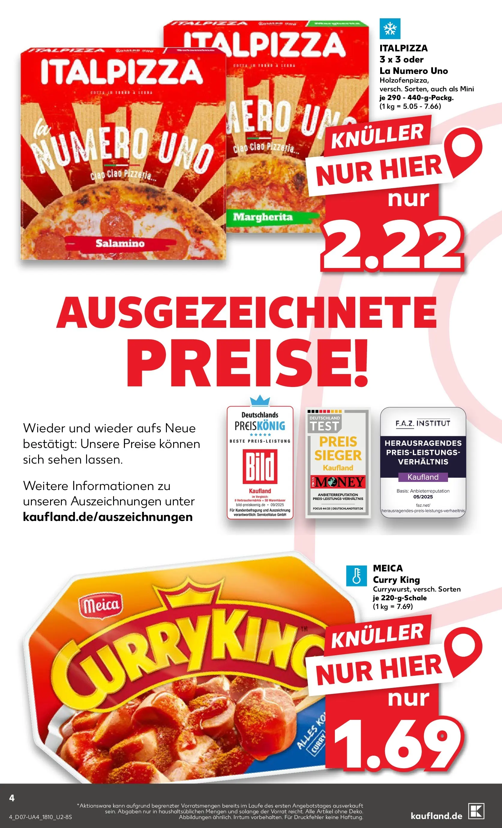 Prospekt Kaufland ab 11.02.2026 » Angebote Online zum Blättern | Seite: 12 | Produkte: Meica, Pizza