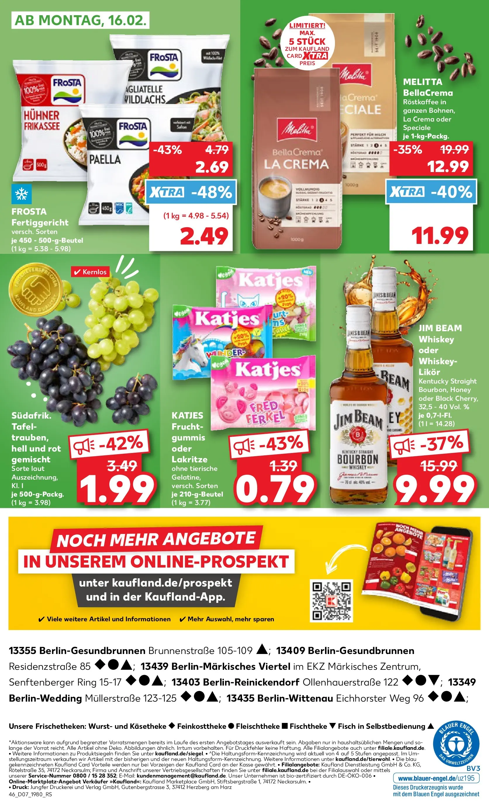 Prospekt Kaufland ab 12.02.2026 » Angebote Online zum Blättern | Seite: 54 | Produkte: Melitta, Likör, Fisch, Whiskey