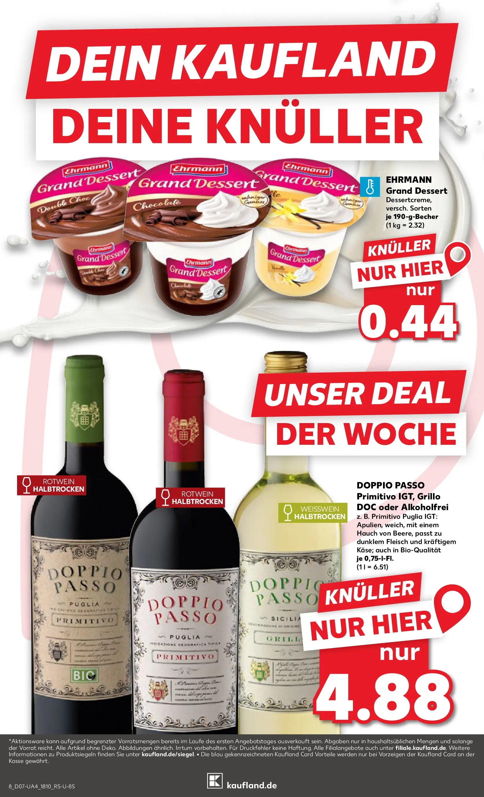 Prospekt Kaufland ab 11.02.2026 » Angebote Online zum Blättern | Seite: 16 | Produkte: Grill, Rotwein, Rotwein halbtrocken, Doppio passo primitivo