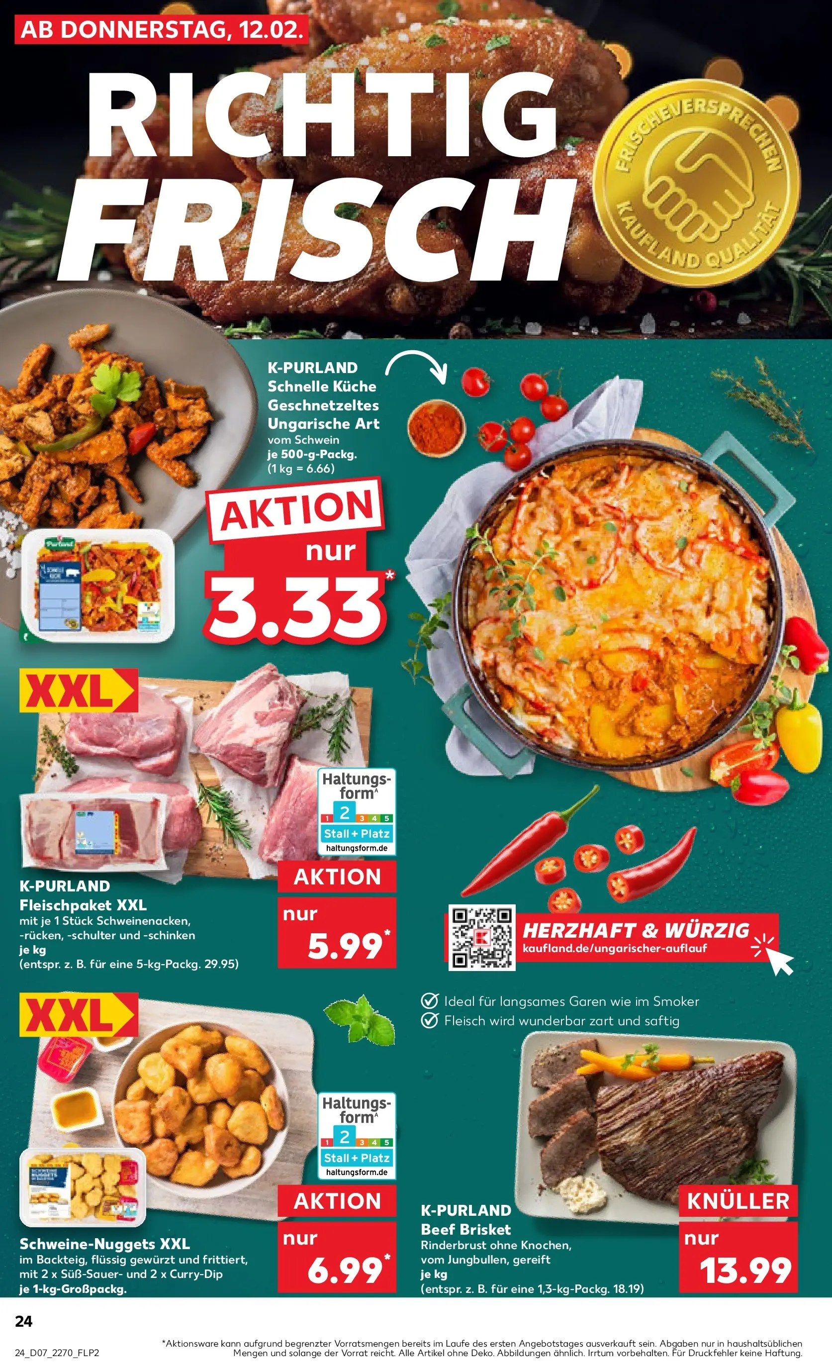 Prospekt Kaufland ab 12.02.2026 » Angebote Online zum Blättern | Seite: 32 | Produkte: Küche, Schinken, Fleisch