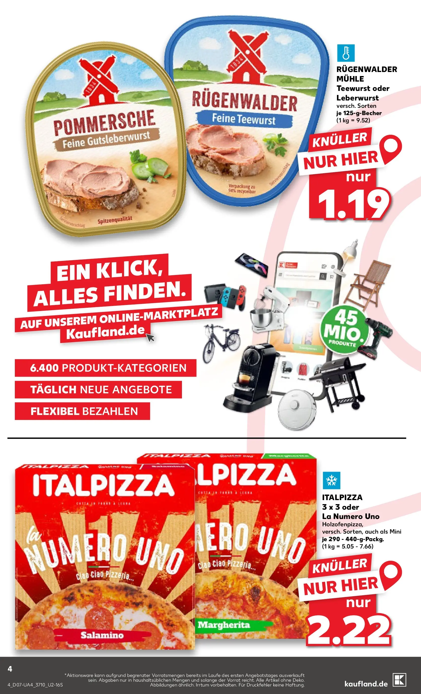 Prospekt Kaufland ab 11.02.2026 » Angebote Online zum Blättern | Seite: 12 | Produkte: Mühle, Pizza