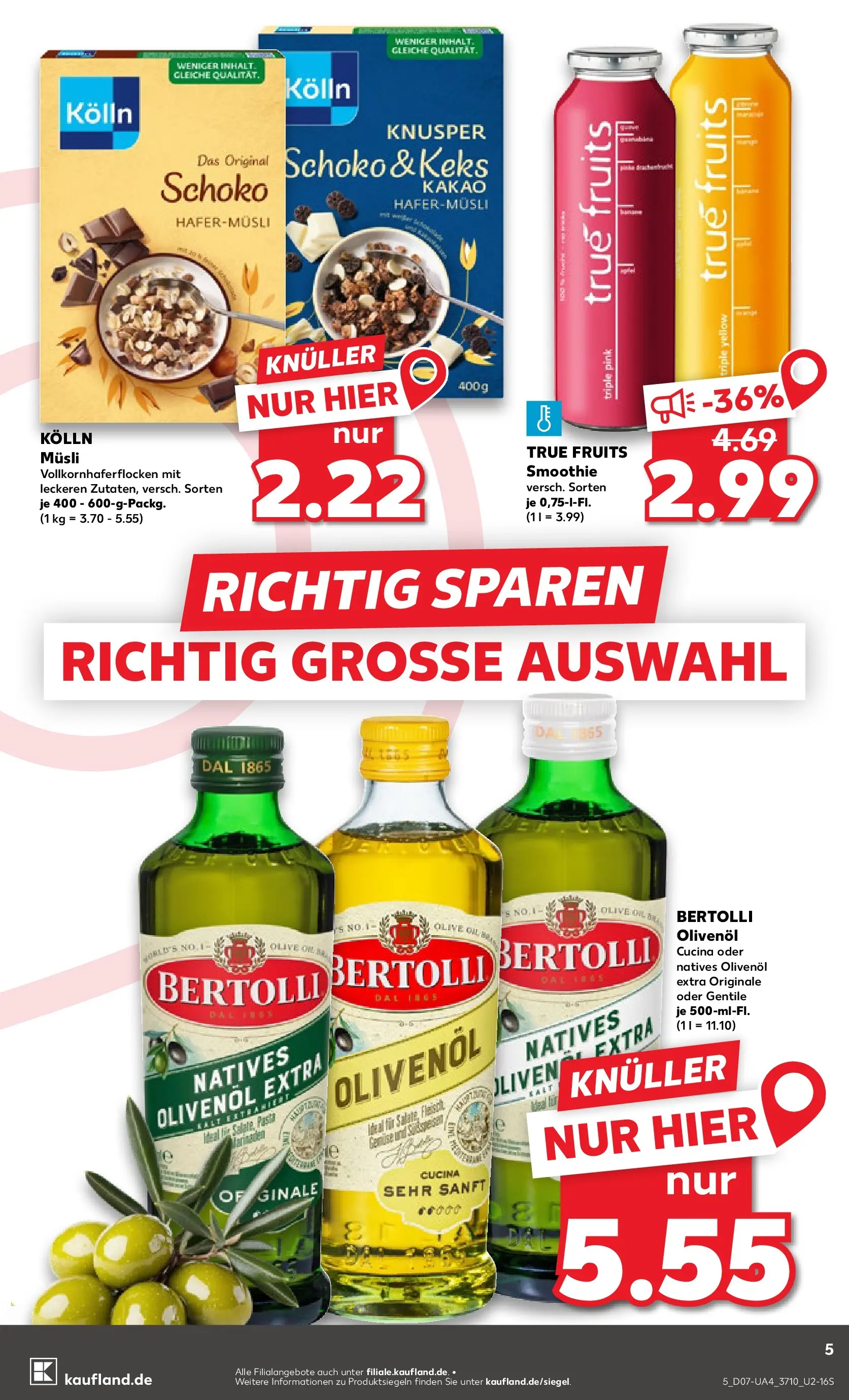 Prospekt Kaufland ab 11.02.2026 » Angebote Online zum Blättern | Seite: 13 | Produkte: Kolln, Kolln musli, Bertolli olivenol, Pasta