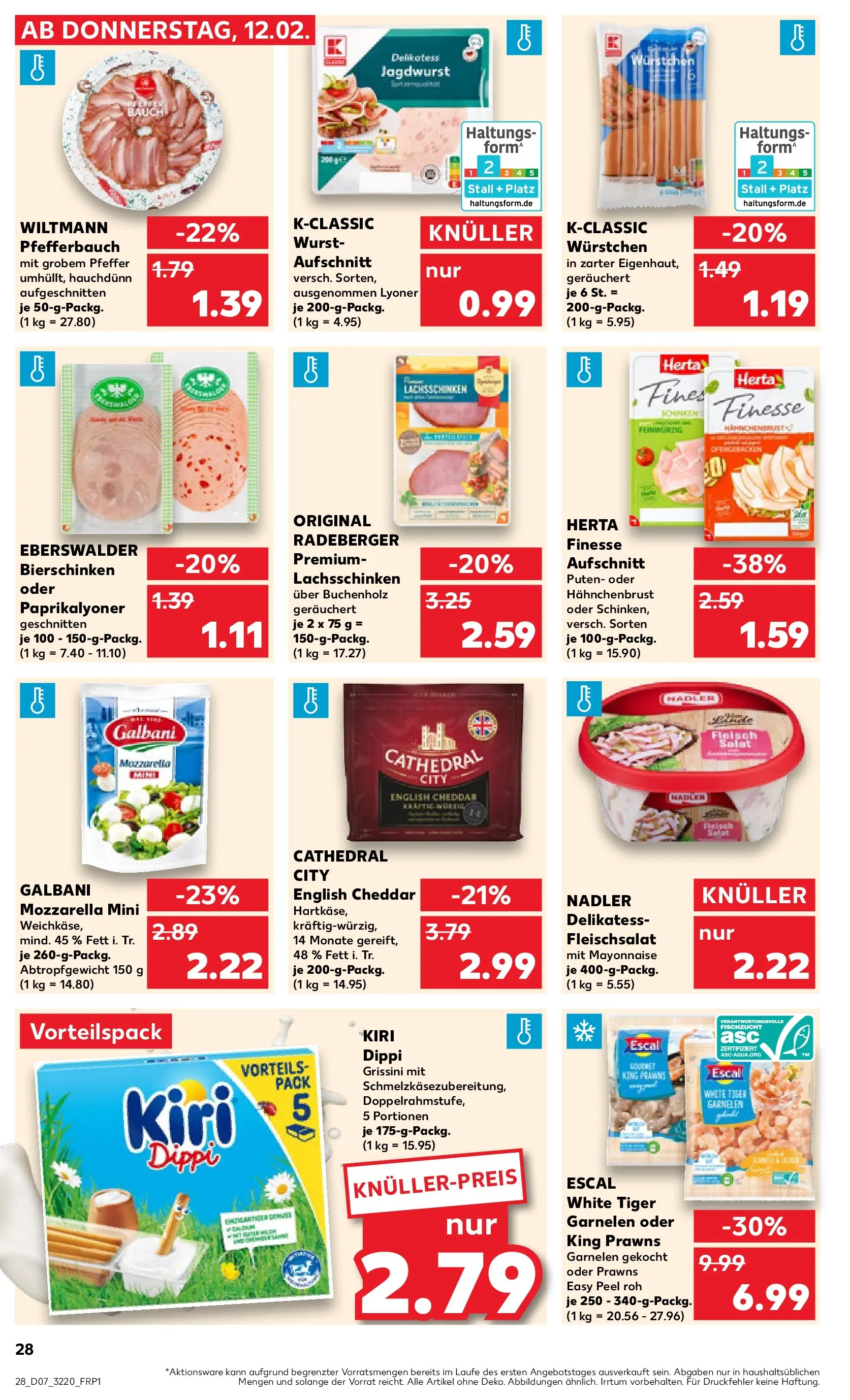 Prospekt Kaufland ab 12.02.2026 » Angebote Online zum Blättern | Seite: 36 | Produkte: Pfeffer, Tiger garnelen, Herta finesse, Hahnchenbrust