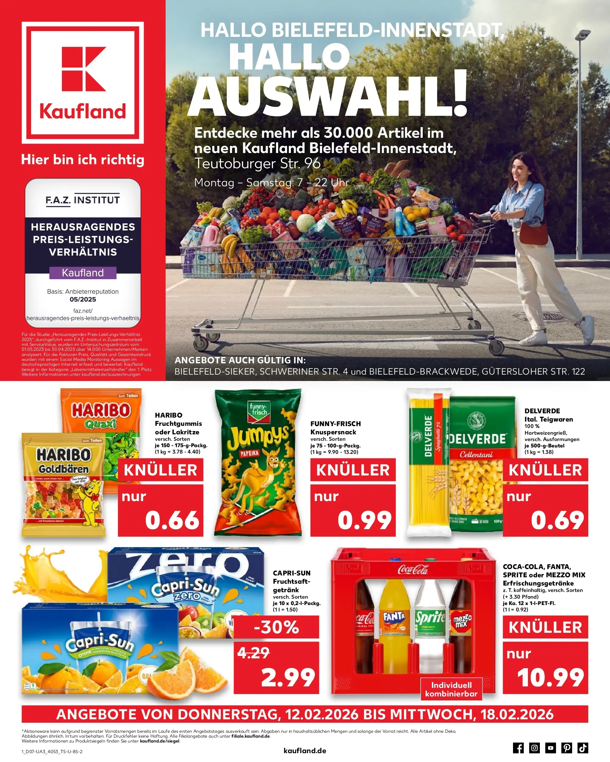 Prospekt Kaufland ab 11.02.2026 » Angebote Online zum Blättern | Seite: 9 | Produkte: Mezzo mix, Fanta, Paprika, Oder mezzo mix