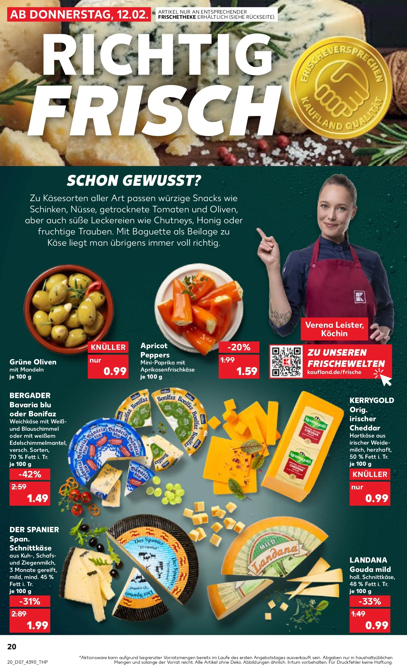 Prospekt Kaufland ab 12.02.2026 » Angebote Online zum Blättern | Seite: 28 | Produkte: Gouda, Baguette, Tomaten, Mandeln