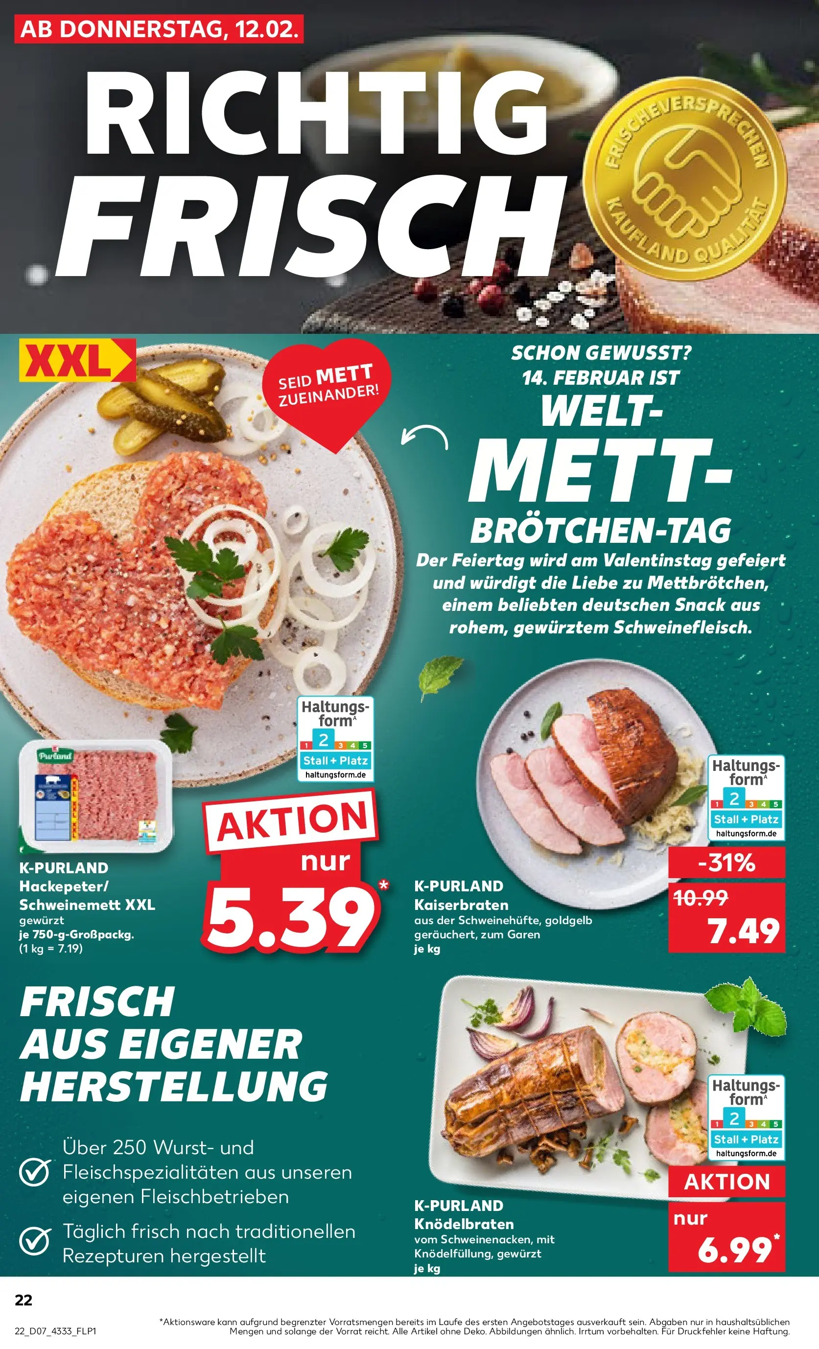 Prospekt Kaufland ab 12.02.2026 » Angebote Online zum Blättern | Seite: 30 | Produkte: Wurst