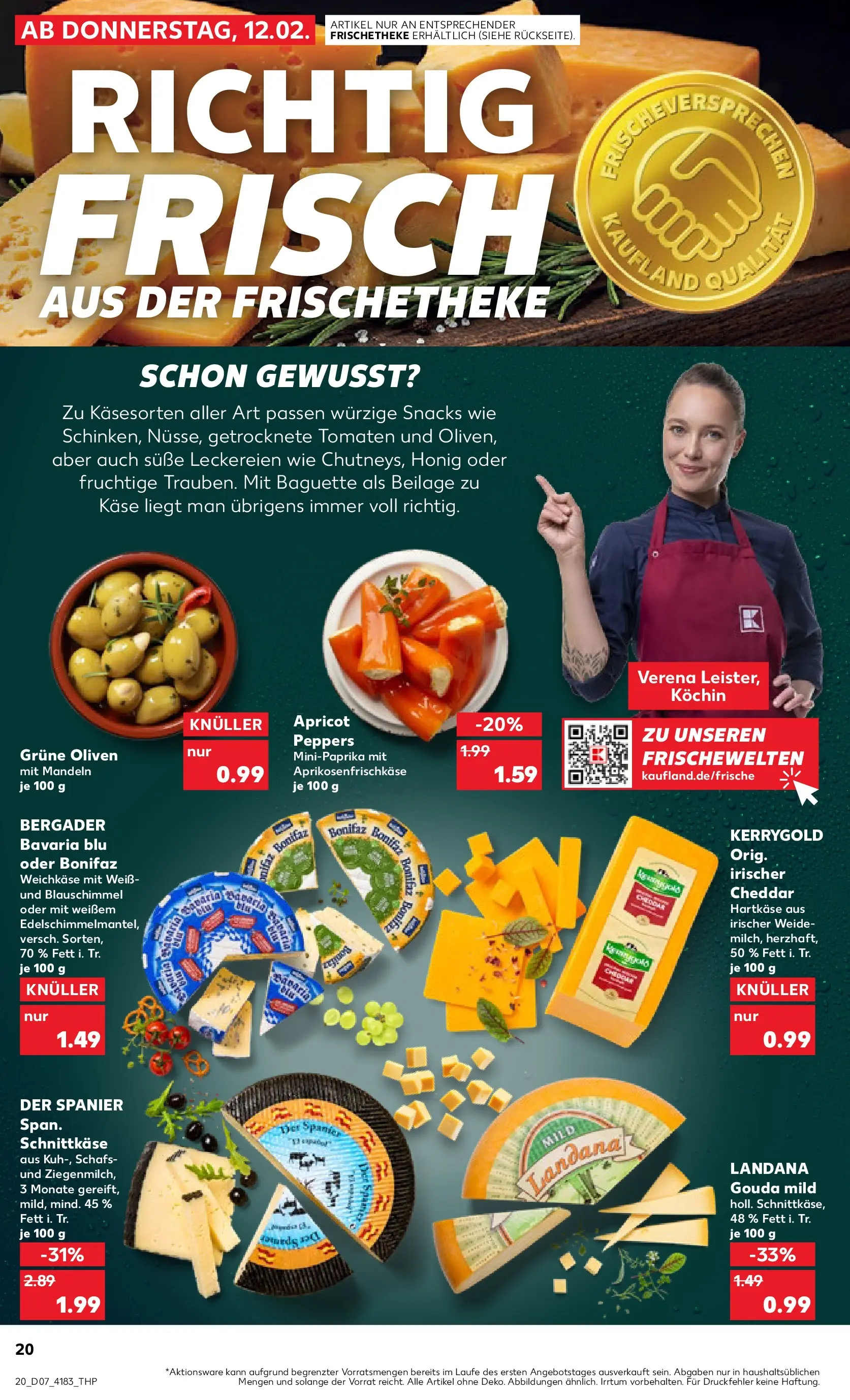 Prospekt Kaufland ab 12.02.2026 » Angebote Online zum Blättern | Seite: 28 | Produkte: Gouda, Baguette, Tomaten, Mandeln