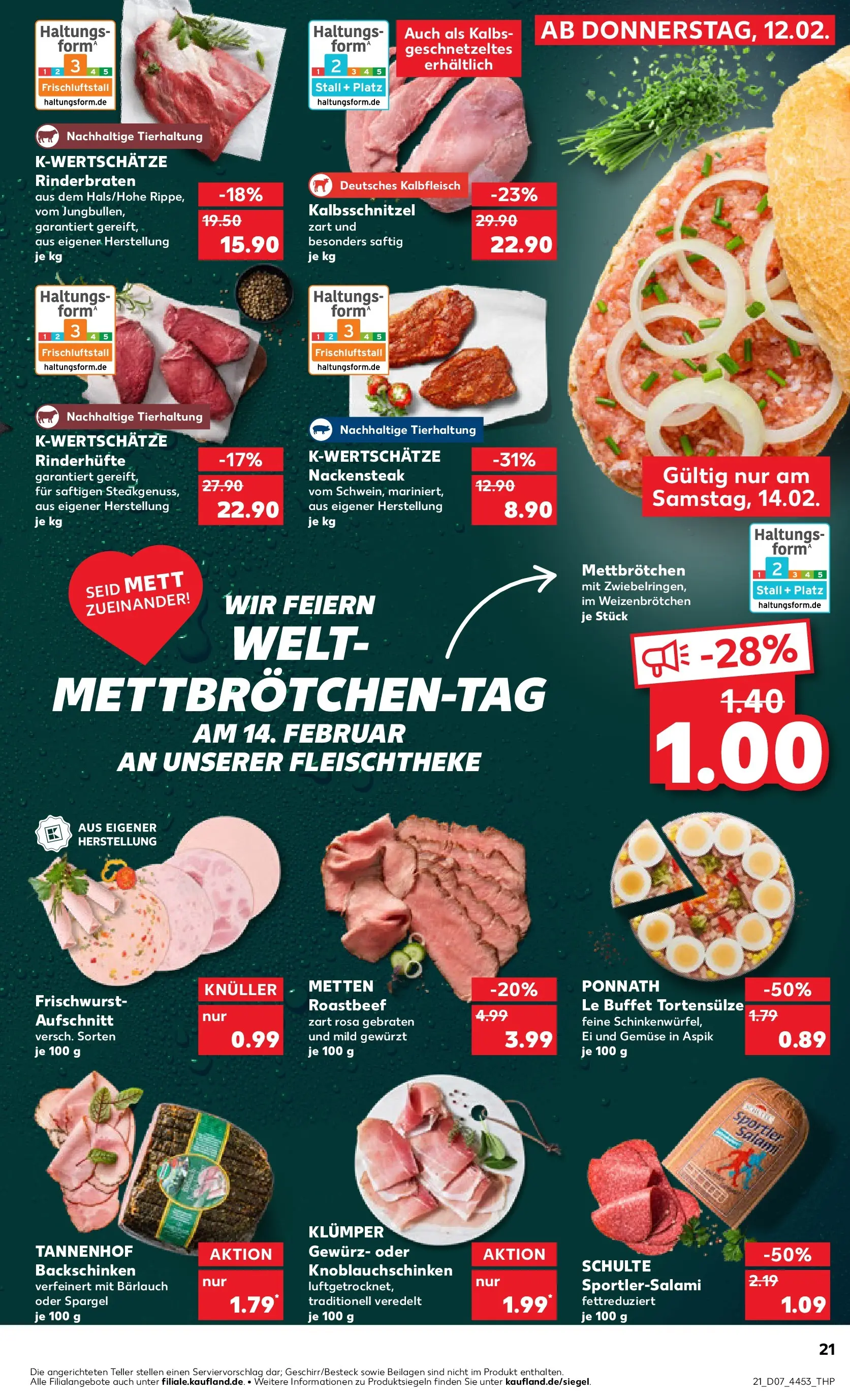 Prospekt Kaufland ab 12.02.2026 » Angebote Online zum Blättern | Seite: 29 | Produkte: Rinderbraten, Roastbeef, Gemüse, Salami