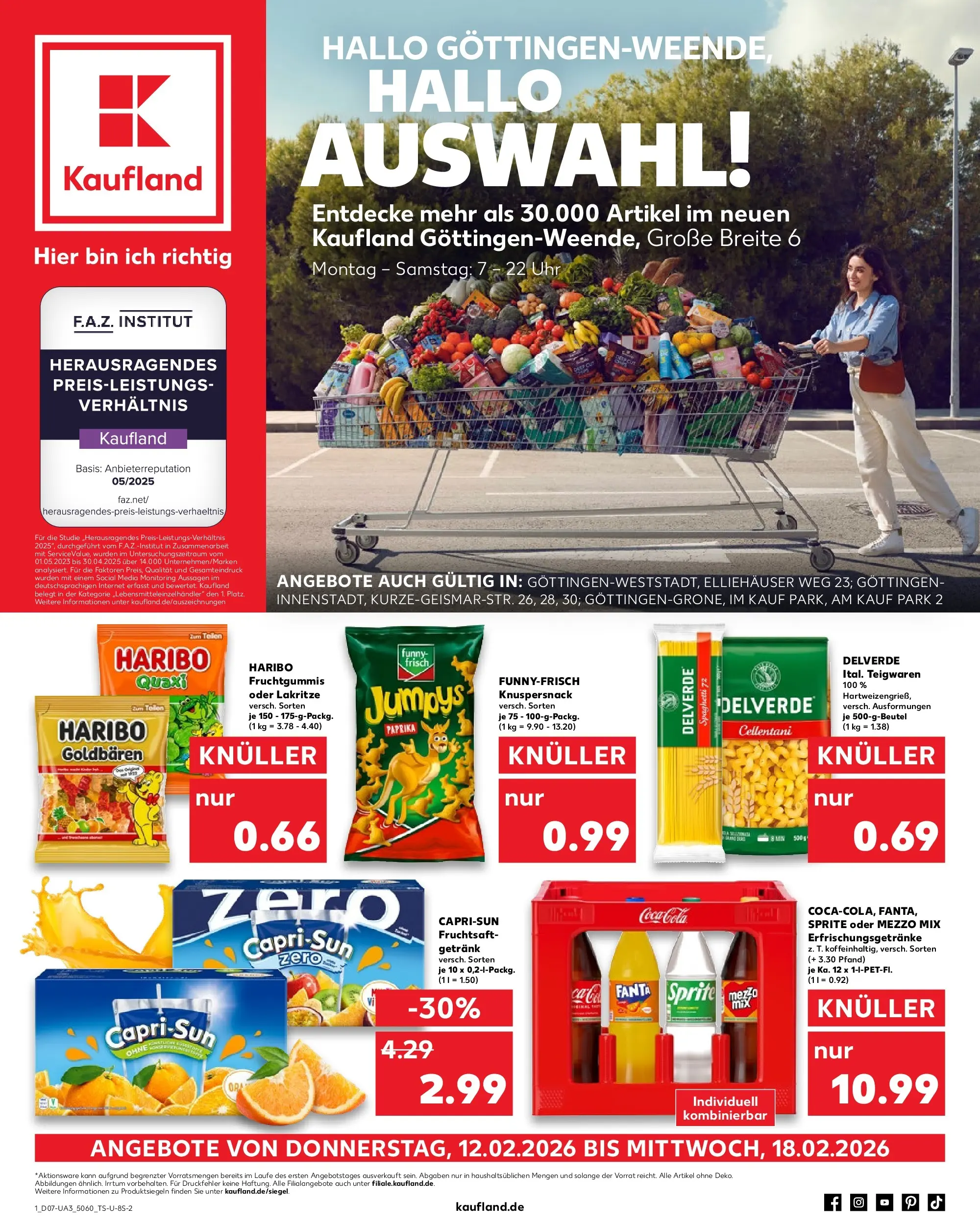 Prospekt Kaufland ab 11.02.2026 » Angebote Online zum Blättern | Seite: 9 | Produkte: Haribo, Paprika, Oder mezzo mix, Uhr