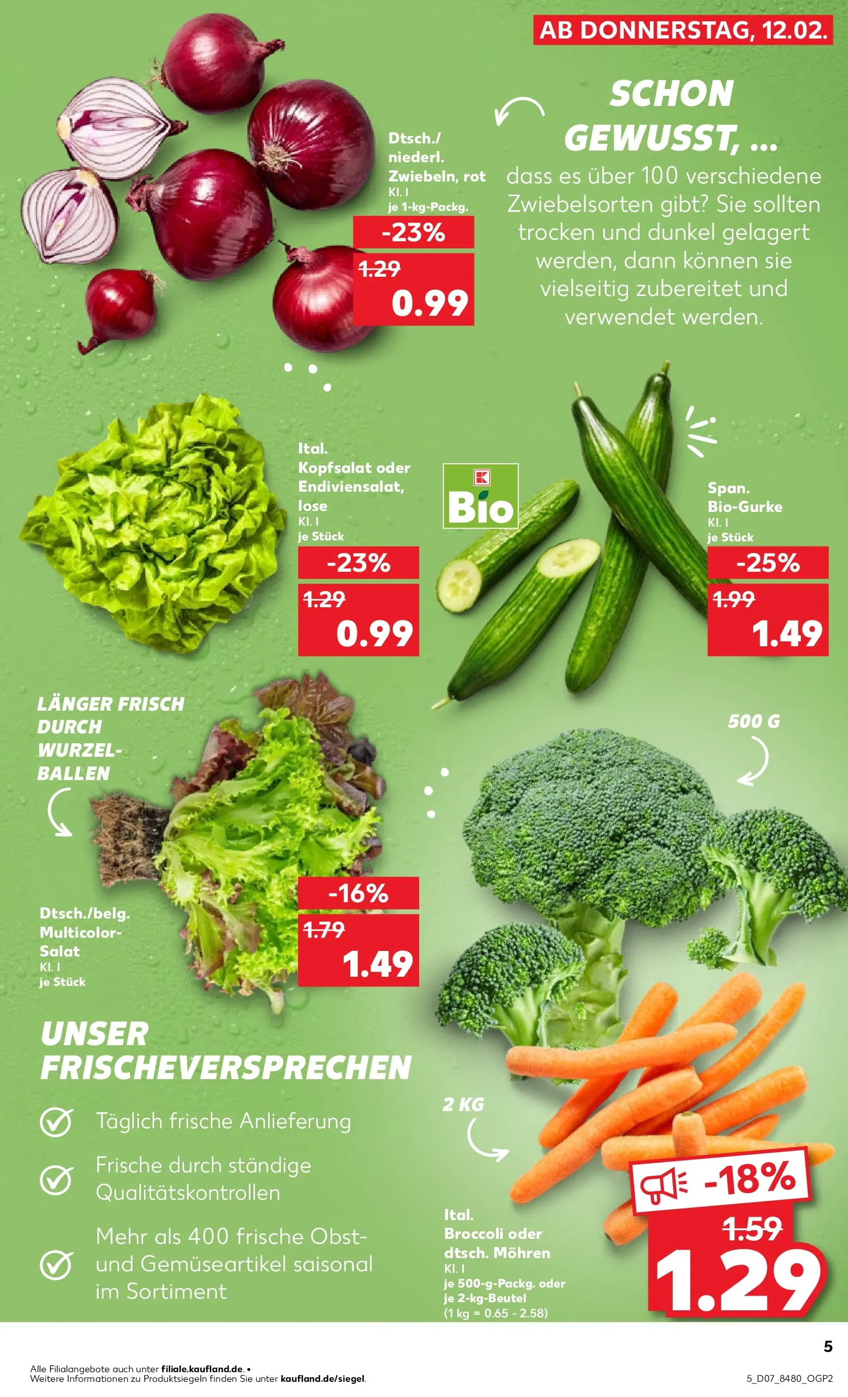 Prospekt Kaufland ab 11.02.2026 » Angebote Online zum Blättern | Seite: 17 | Produkte: Mohren, Obst, Salat