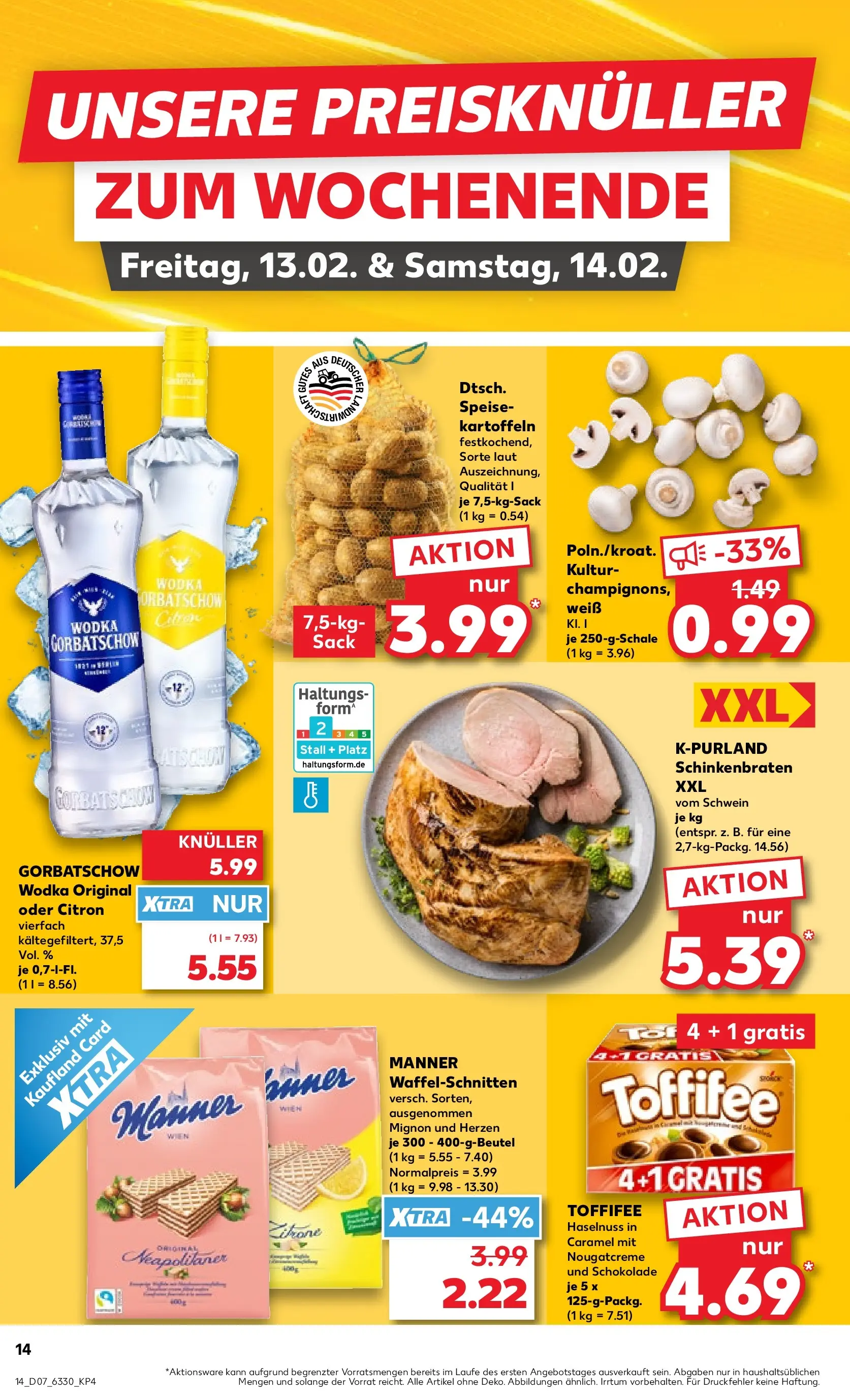 Prospekt Kaufland ab 12.02.2026 » Angebote Online zum Blättern | Seite: 26 | Produkte: Schokolade, Kartoffeln, Vodka, Wodka