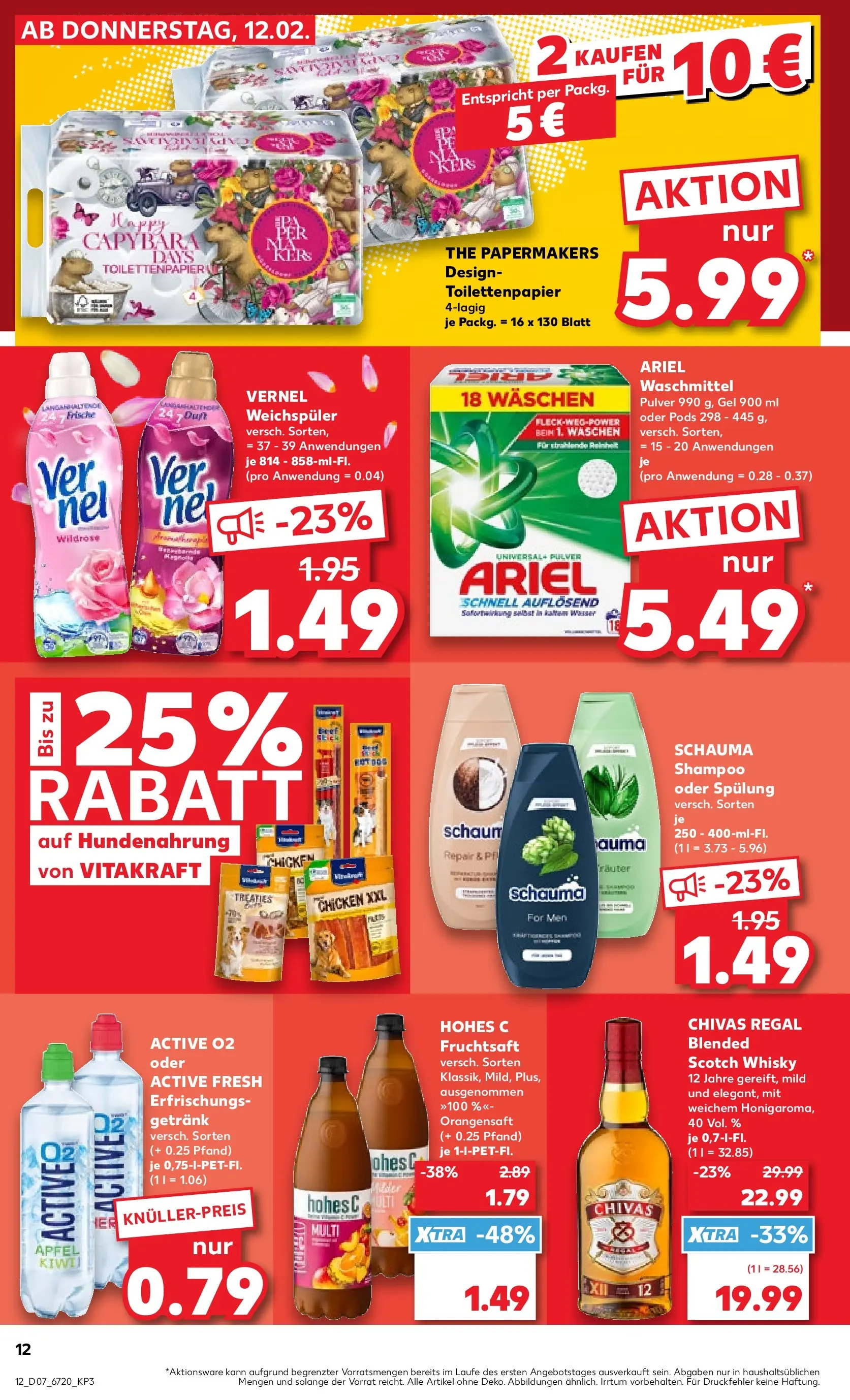 Prospekt Kaufland ab 11.02.2026 » Angebote Online zum Blättern | Seite: 24 | Produkte: Schauma shampoo, Äpfel, Hohes c, Toilettenpapier