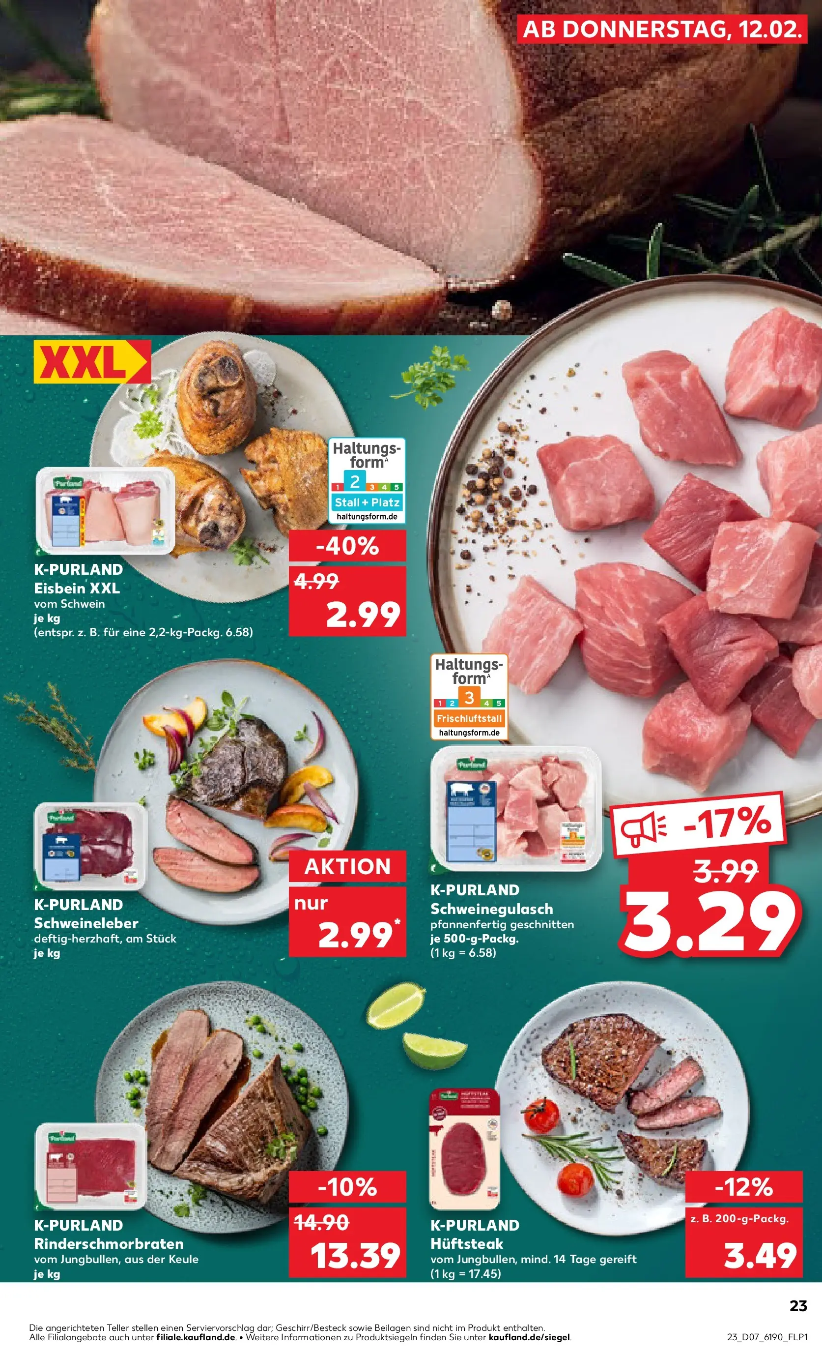 Prospekt Kaufland ab 11.02.2026 » Angebote Online zum Blättern | Seite: 31 | Produkte: Schweinegulasch