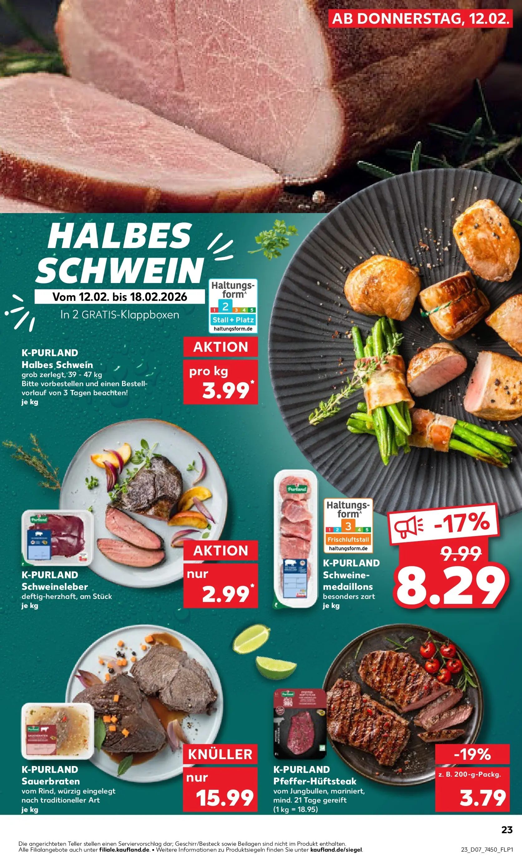Prospekt Kaufland ab 12.02.2026 » Angebote Online zum Blättern | Seite: 31 | Produkte: Steak