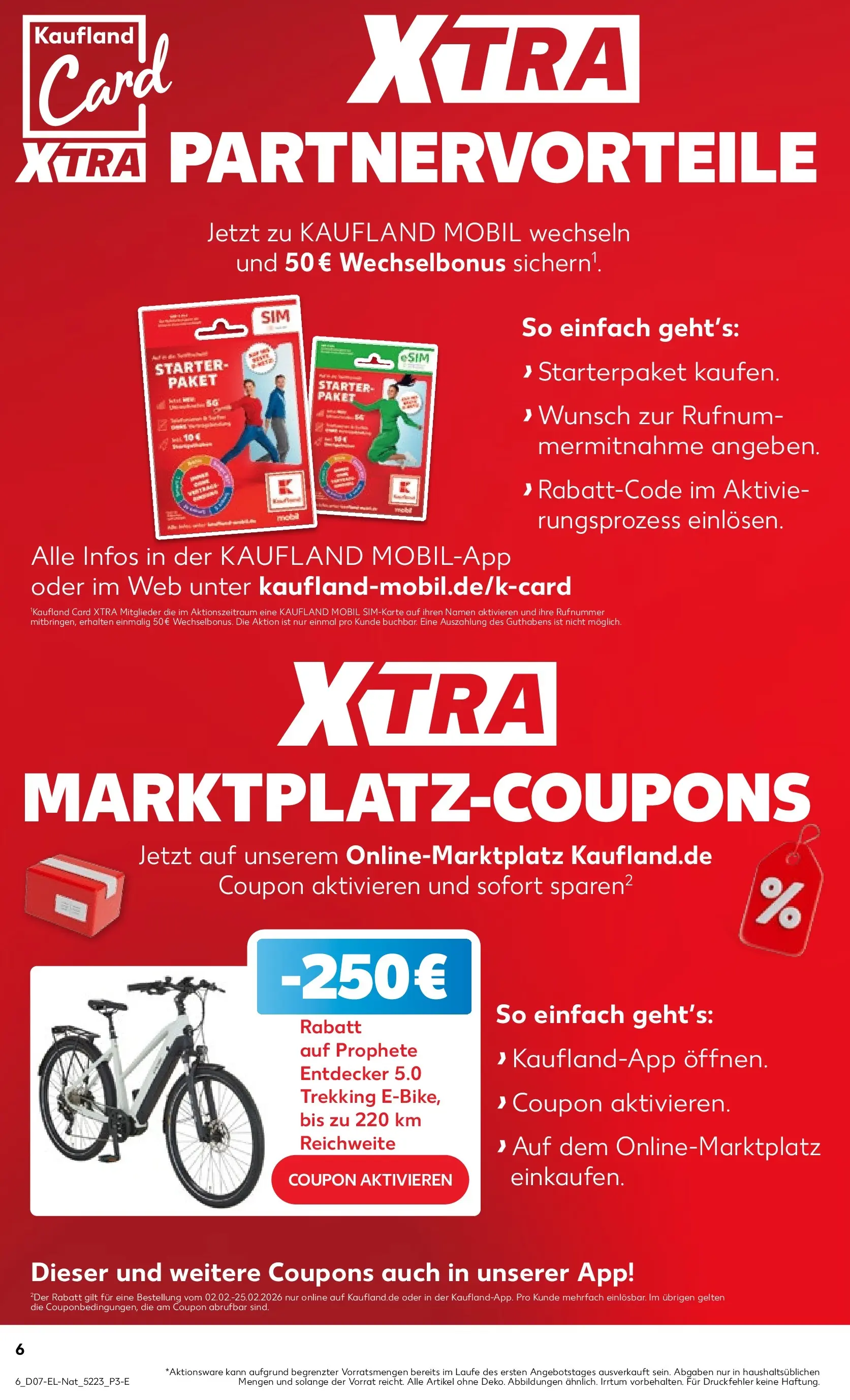 Prospekt Kaufland ab 12.02.2026 » Angebote Online zum Blättern | Seite: 6 | Produkte: E-Bike