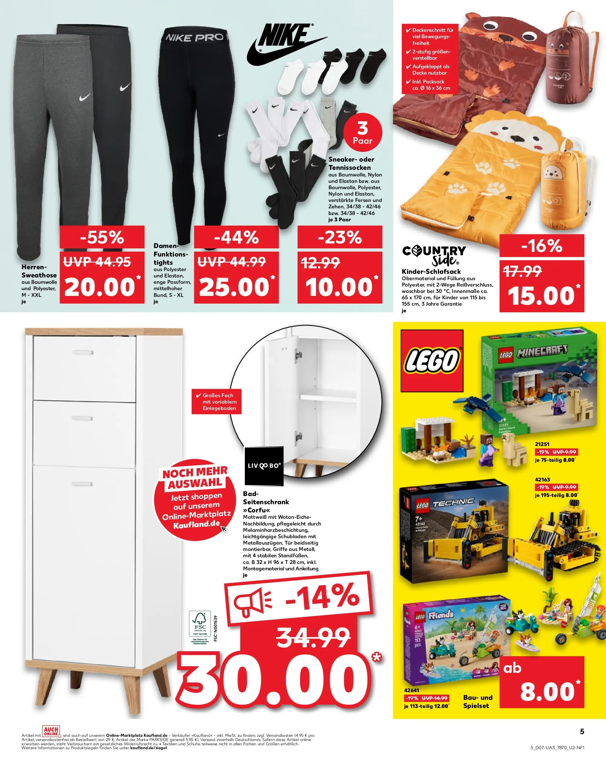 Prospekt Kaufland ab 12.02.2026 » Angebote Online zum Blättern | Seite: 13 | Produkte: Sweathose, Decke, Bad, Tür