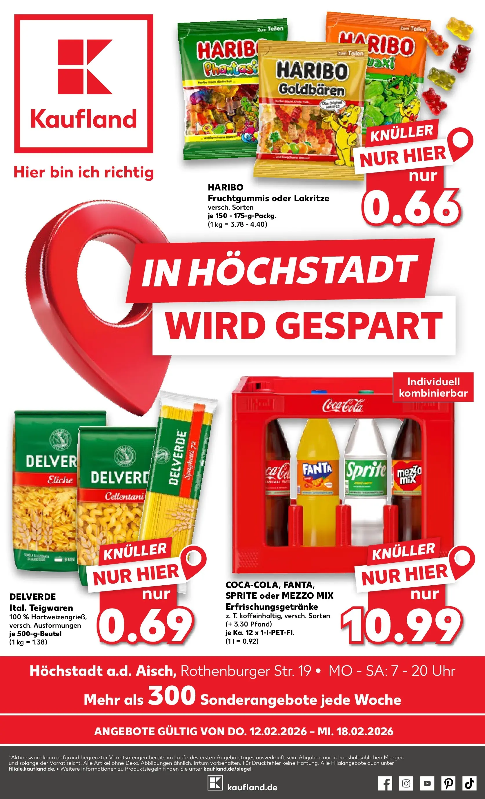 Prospekt Kaufland ab 11.02.2026 » Angebote Online zum Blättern | Seite: 9 | Produkte: Fanta, Haribo, Oder mezzo mix, Uhr