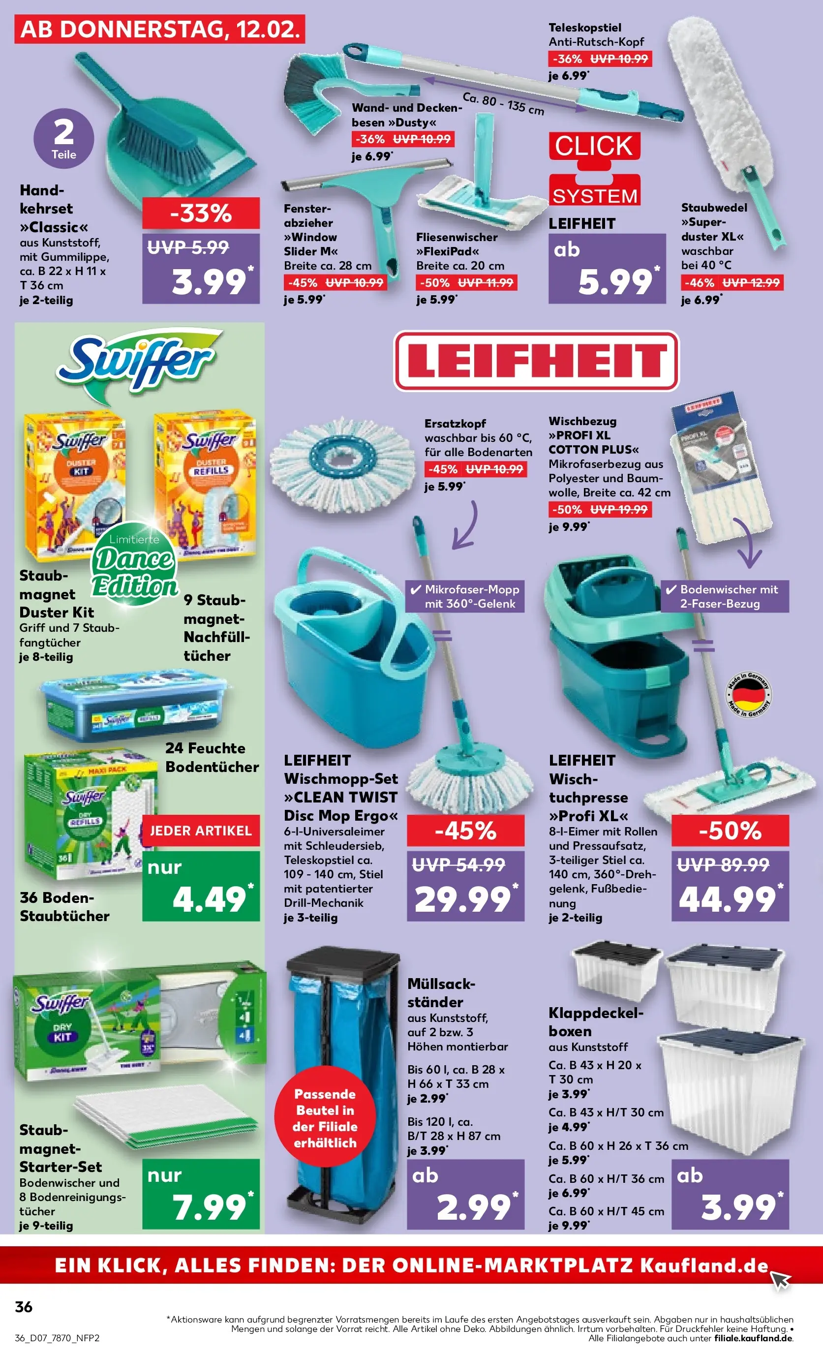 Prospekt Kaufland ab 12.02.2026 » Angebote Online zum Blättern | Seite: 52 | Produkte: Swiffer