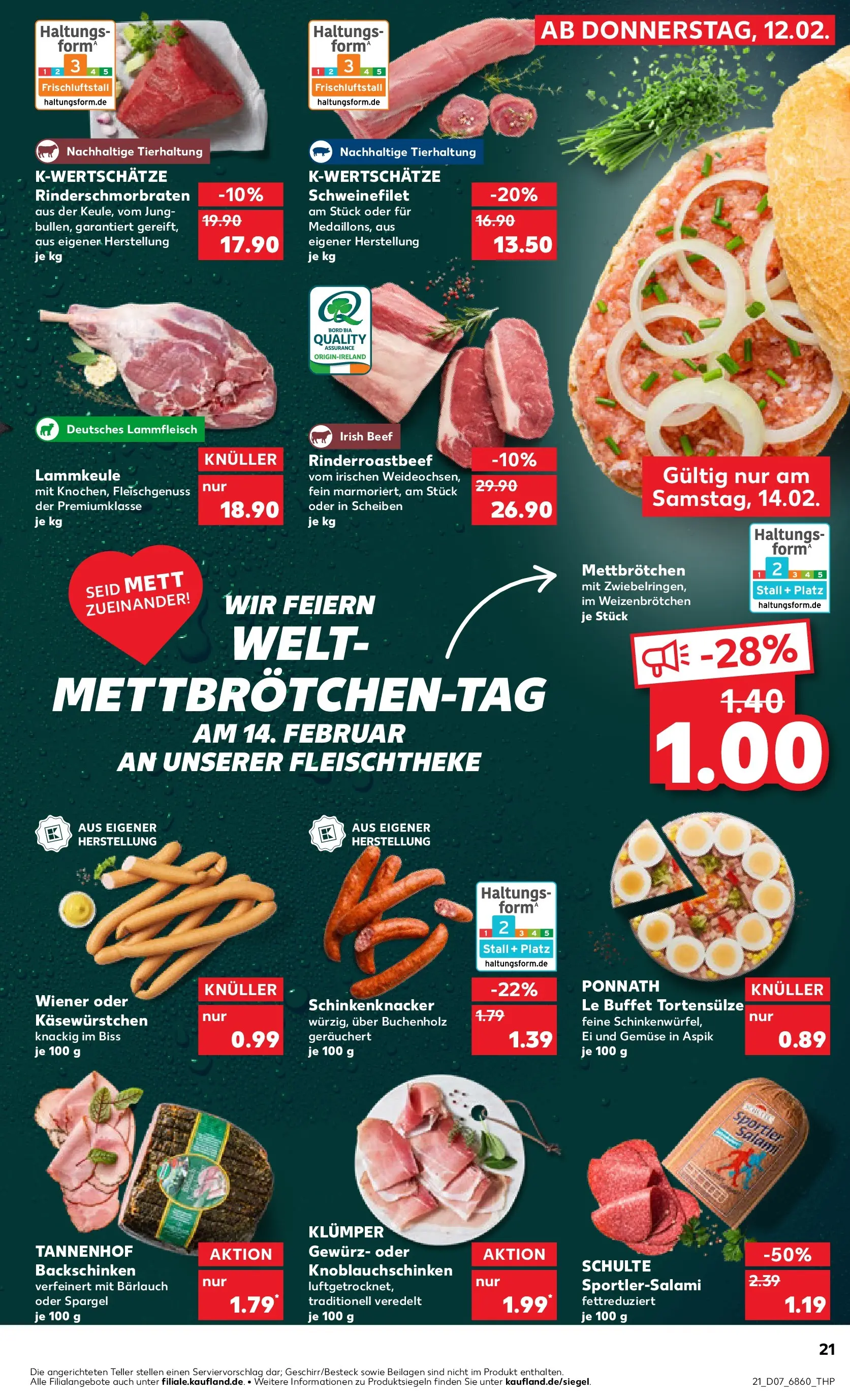 Prospekt Kaufland ab 12.02.2026 » Angebote Online zum Blättern | Seite: 29 | Produkte: Lammkeule, Spargel, Schweinefilet, Gemüse