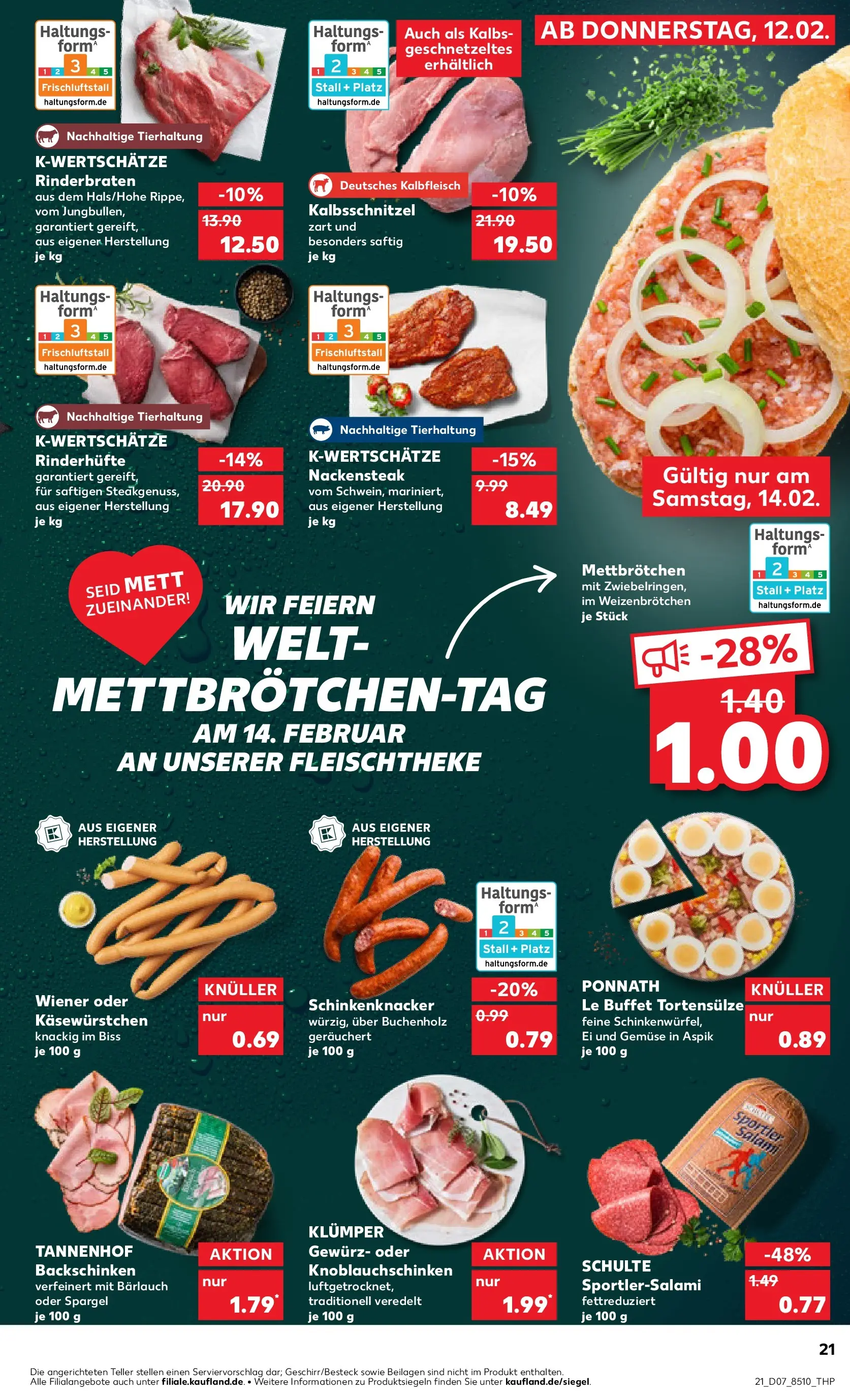 Prospekt Kaufland ab 12.02.2026 » Angebote Online zum Blättern | Seite: 29 | Produkte: Rinderbraten, Spargel, Gemüse, Salami