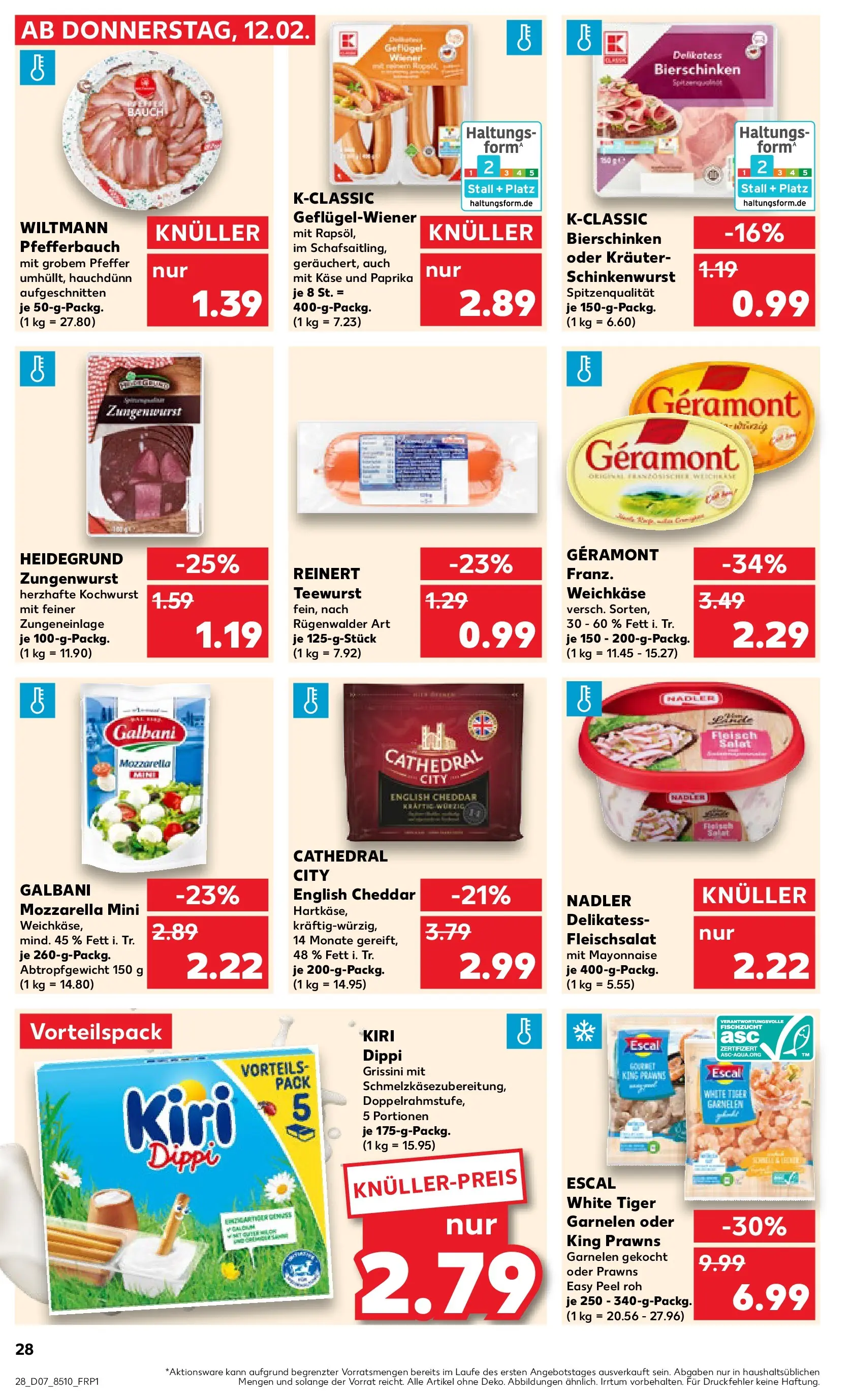 Prospekt Kaufland ab 12.02.2026 » Angebote Online zum Blättern | Seite: 36 | Produkte: Geramont, Käse, Mozzarella, Mayonnaise