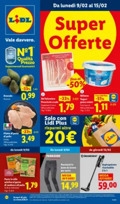 Anteprima del volantino Lidl - Super Offerte. valido a partire dal 09.02.2026