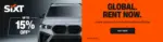 Sixt UP TO 15% OFF - au 28.02.2026