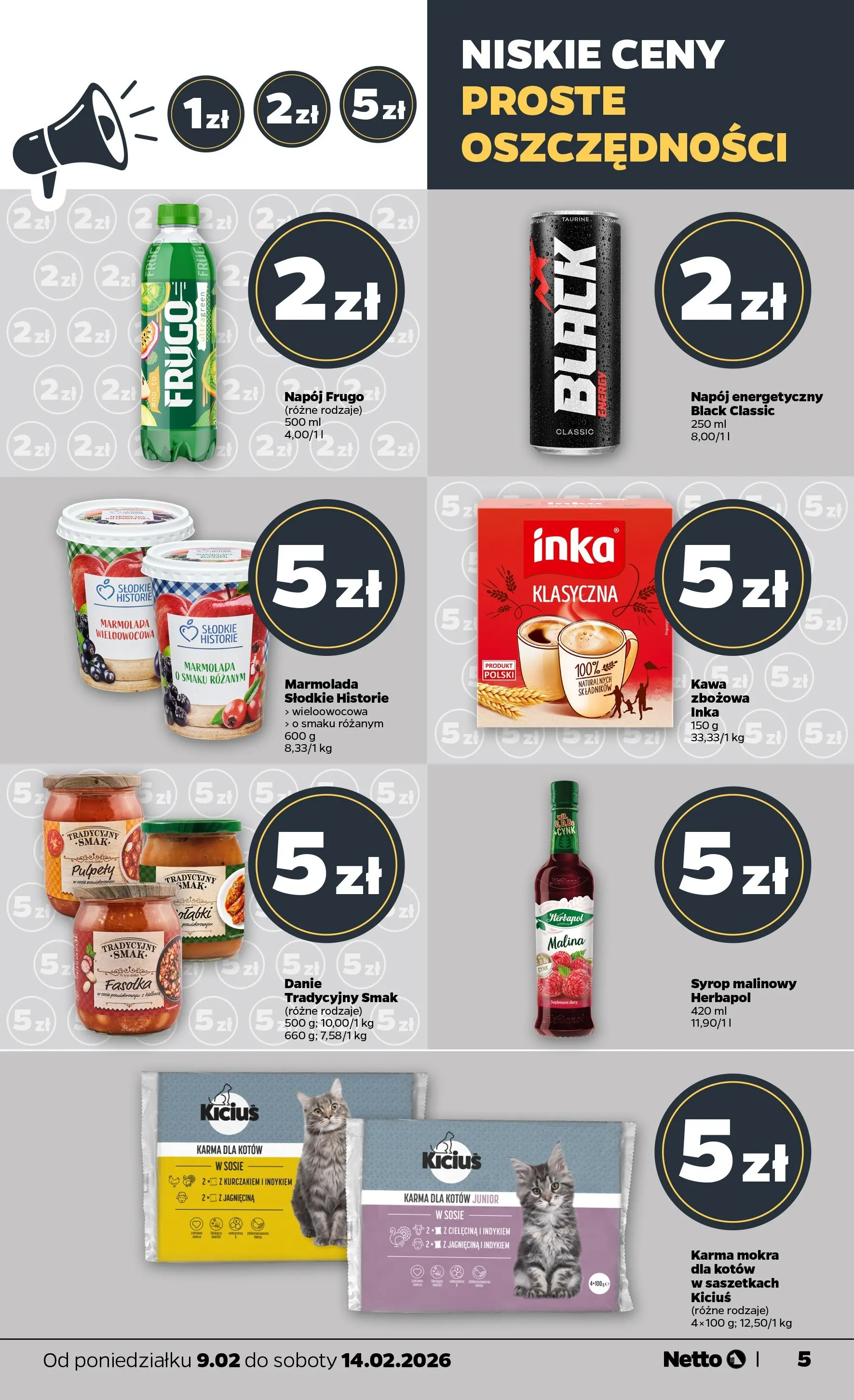 Netto - NETTO T07A ważne do 14.02.2026 od 08.02.2026 - Aktualne promocje | Strona: 5