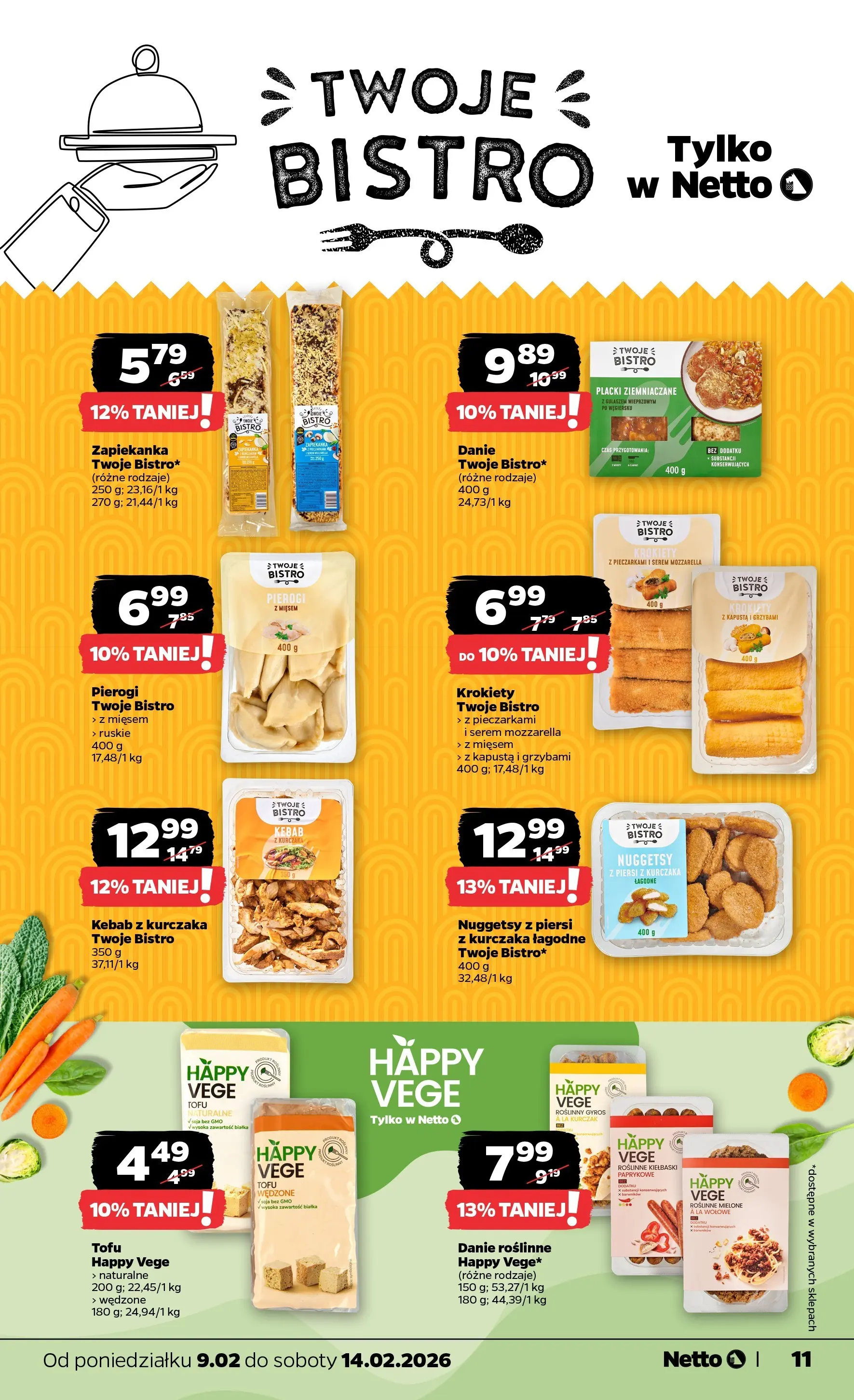 Netto - NETTO T07A ważne do 14.02.2026 od 08.02.2026 - Aktualne promocje | Strona: 11