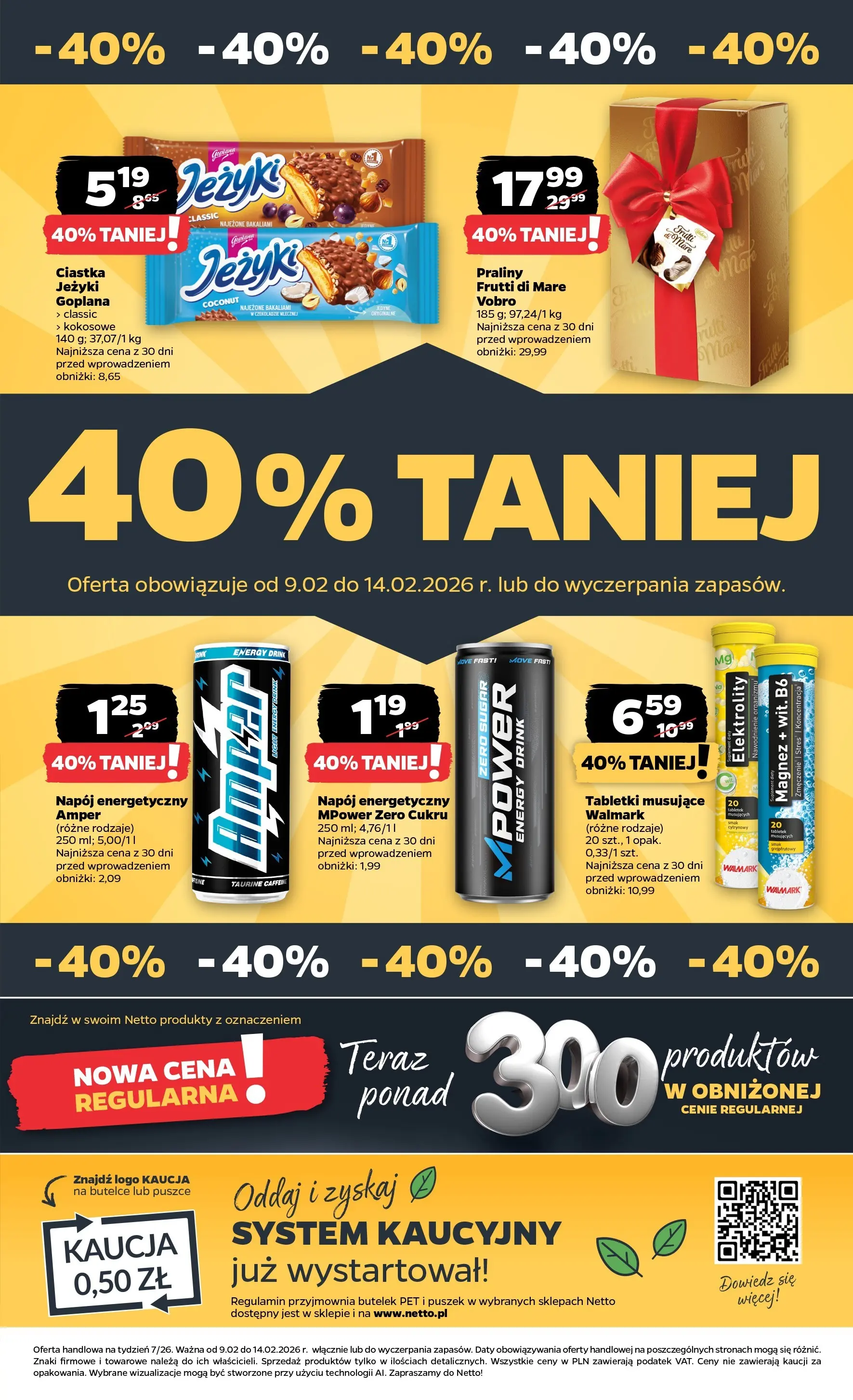 Netto - NETTO T07A ważne do 14.02.2026 od 08.02.2026 - Aktualne promocje | Strona: 33