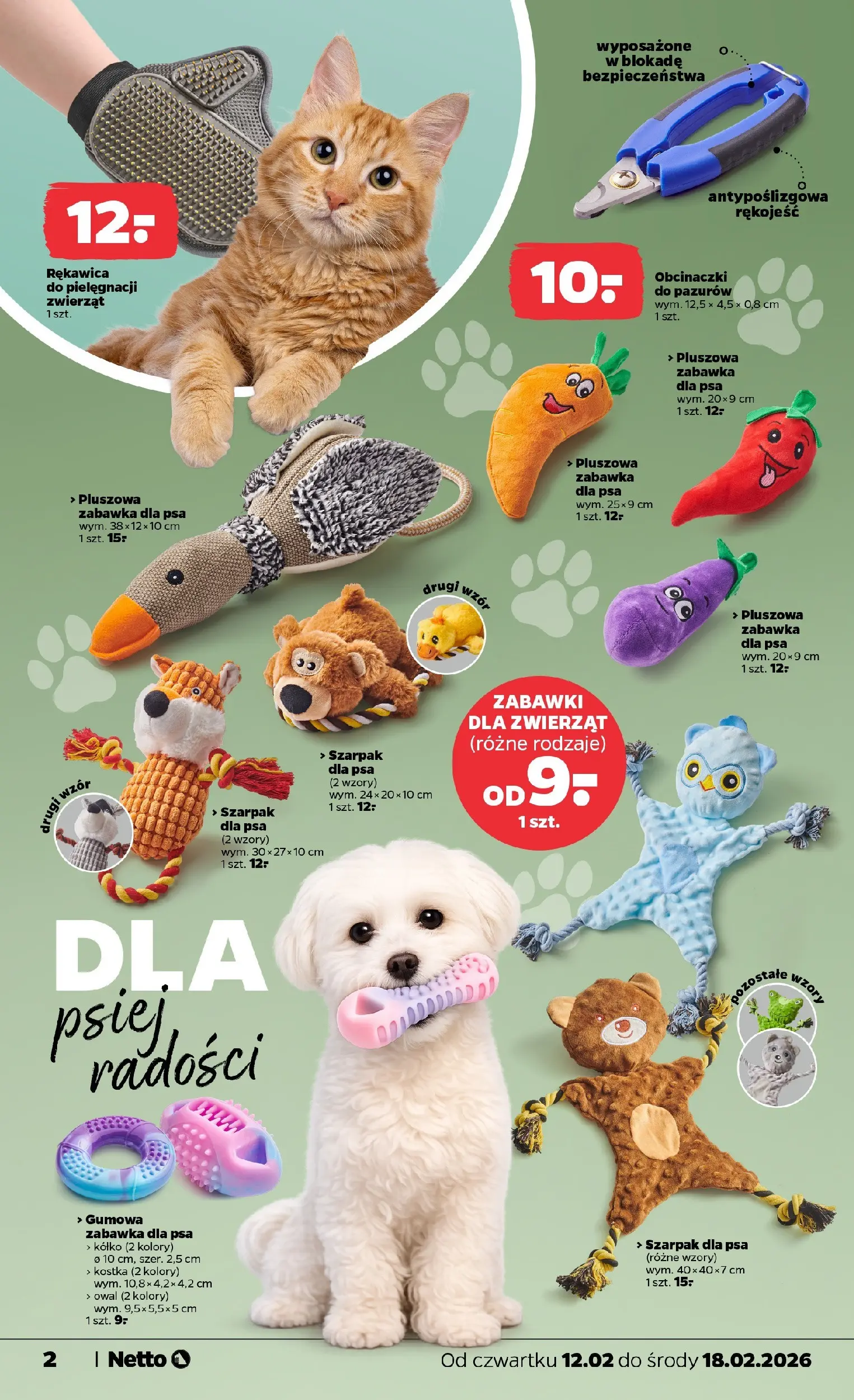 Netto gazetka - Spożywcza od 12.02.2026 - Aktualne promocje | Strona: 23 | Produkty: Zabawka dla psa