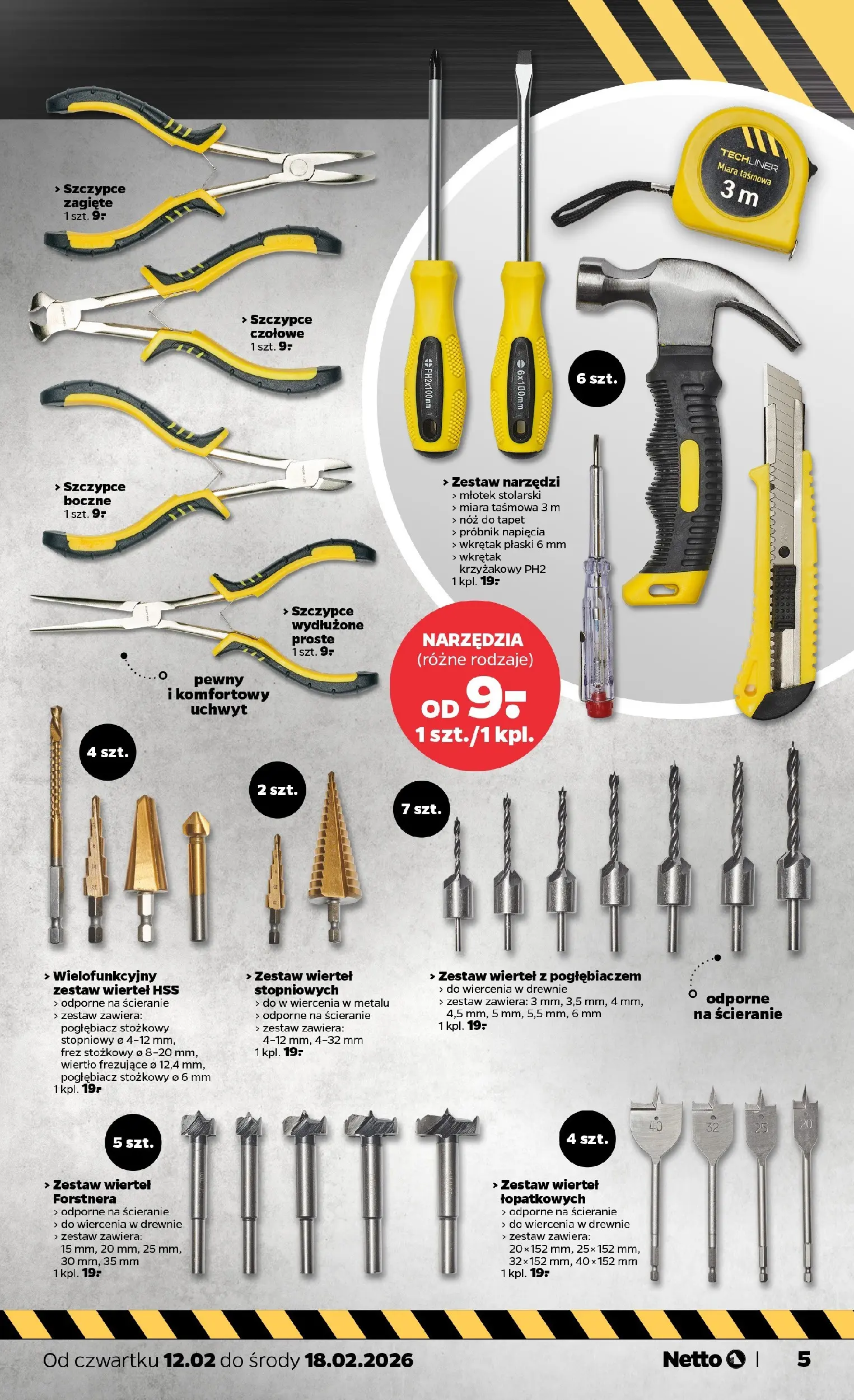 Netto gazetka - Spożywcza od 12.02.2026 - Aktualne promocje | Strona: 26 | Produkty: Zestaw narzędzi