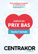 Centrakor Le catalogue prix bas - au 28.02.2026