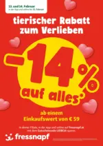 Fressnapf Fressnapf: Tierischer Rabatt zum Verlieben - bis 15.02.2026
