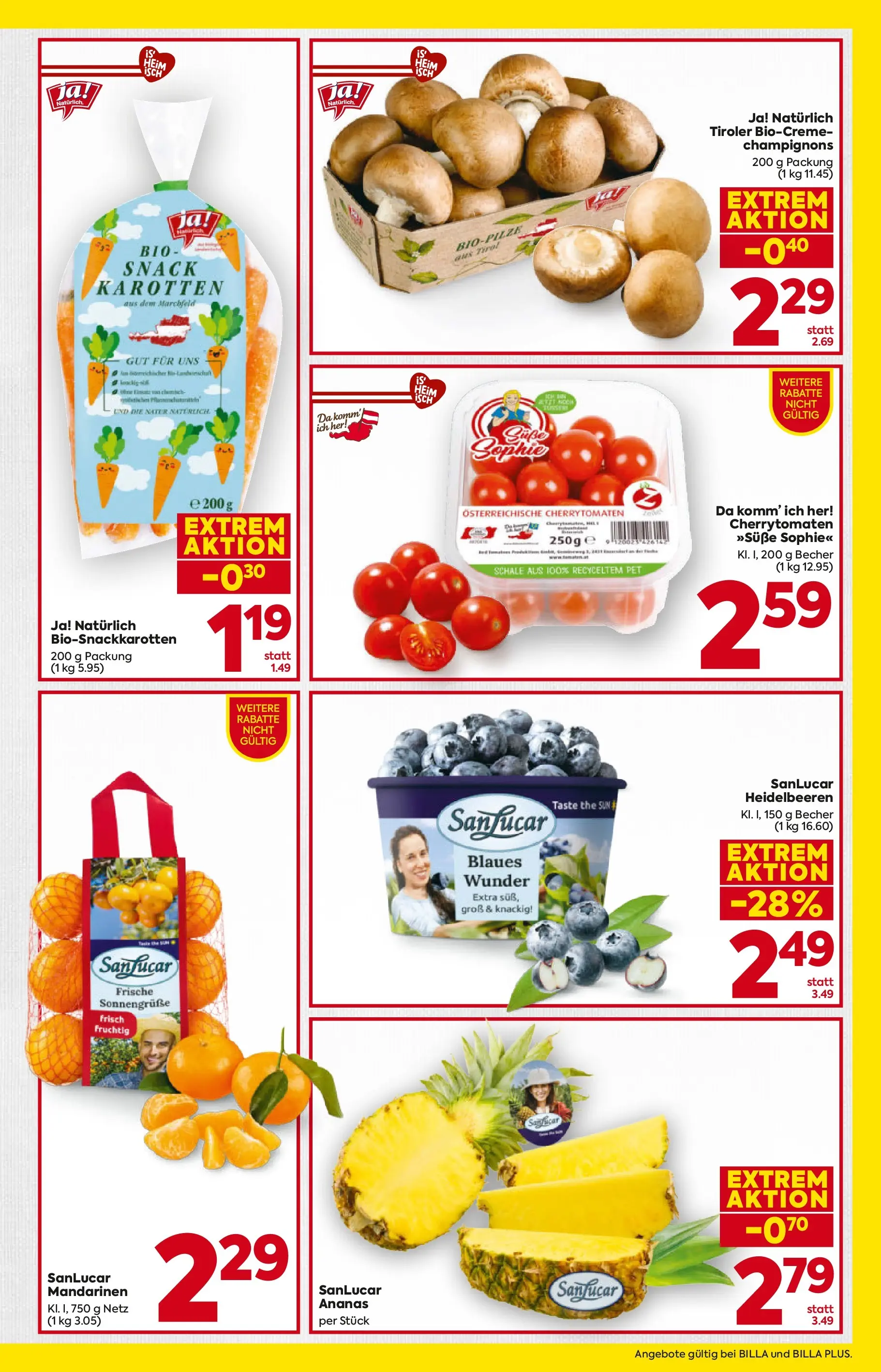 Billa - BILLA: Flugblatt gültig bei BILLA & BILLA PLUS ab 11.02.2026 - Angebote, Prospekt | Seite: 3 | Produkte: Mandarinen, Ananas