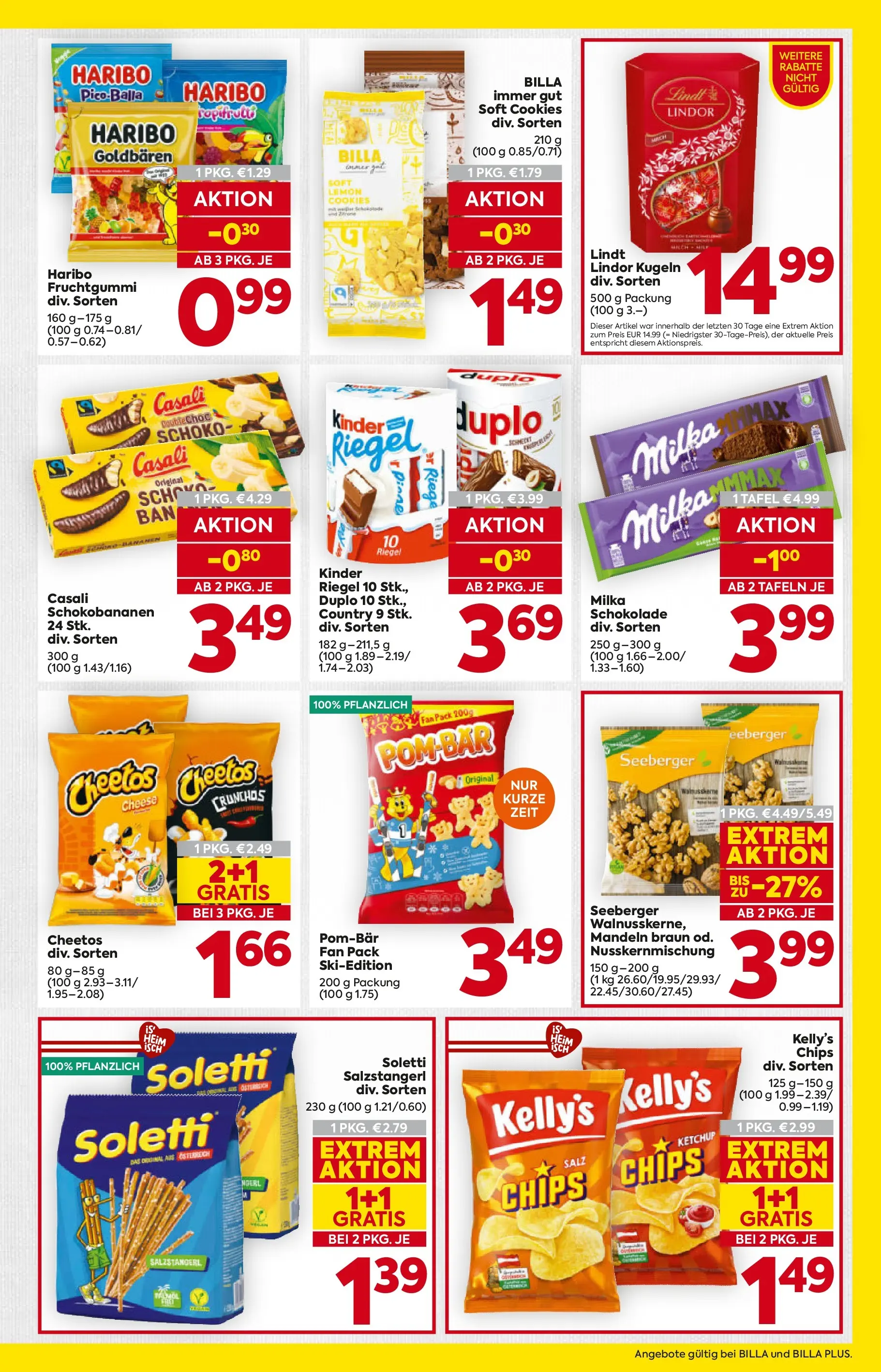 Billa - BILLA: Flugblatt gültig bei BILLA & BILLA PLUS ab 11.02.2026 - Angebote, Prospekt | Seite: 15 | Produkte: Chips, Ketchup, Salz, Schokolade