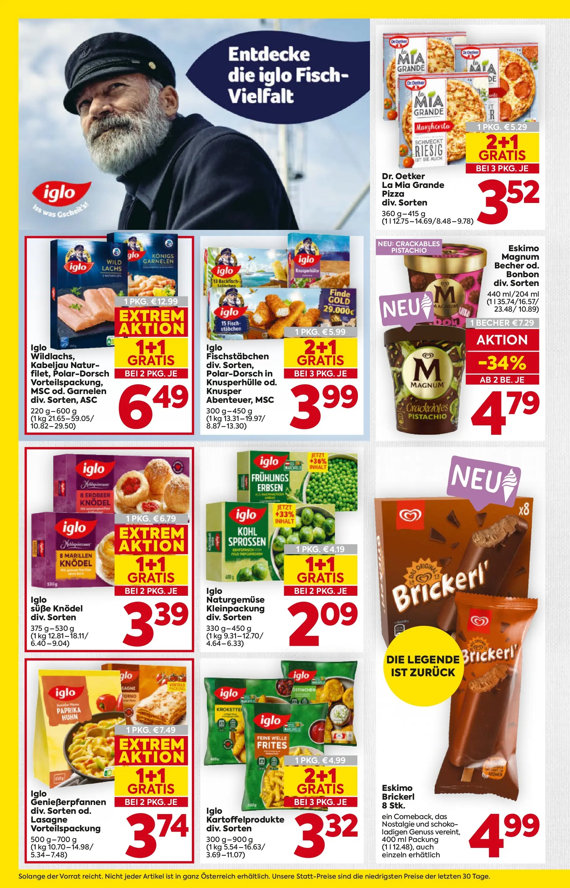 Billa - BILLA: Flugblatt gültig bei BILLA & BILLA PLUS ab 11.02.2026 - Angebote, Prospekt | Seite: 16 | Produkte: Erbsen, Pizza, Fisch