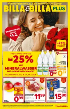 Billa Flugblatt - Maria Rain, Patergassen, Villach ab 12.02.2026 gültig
