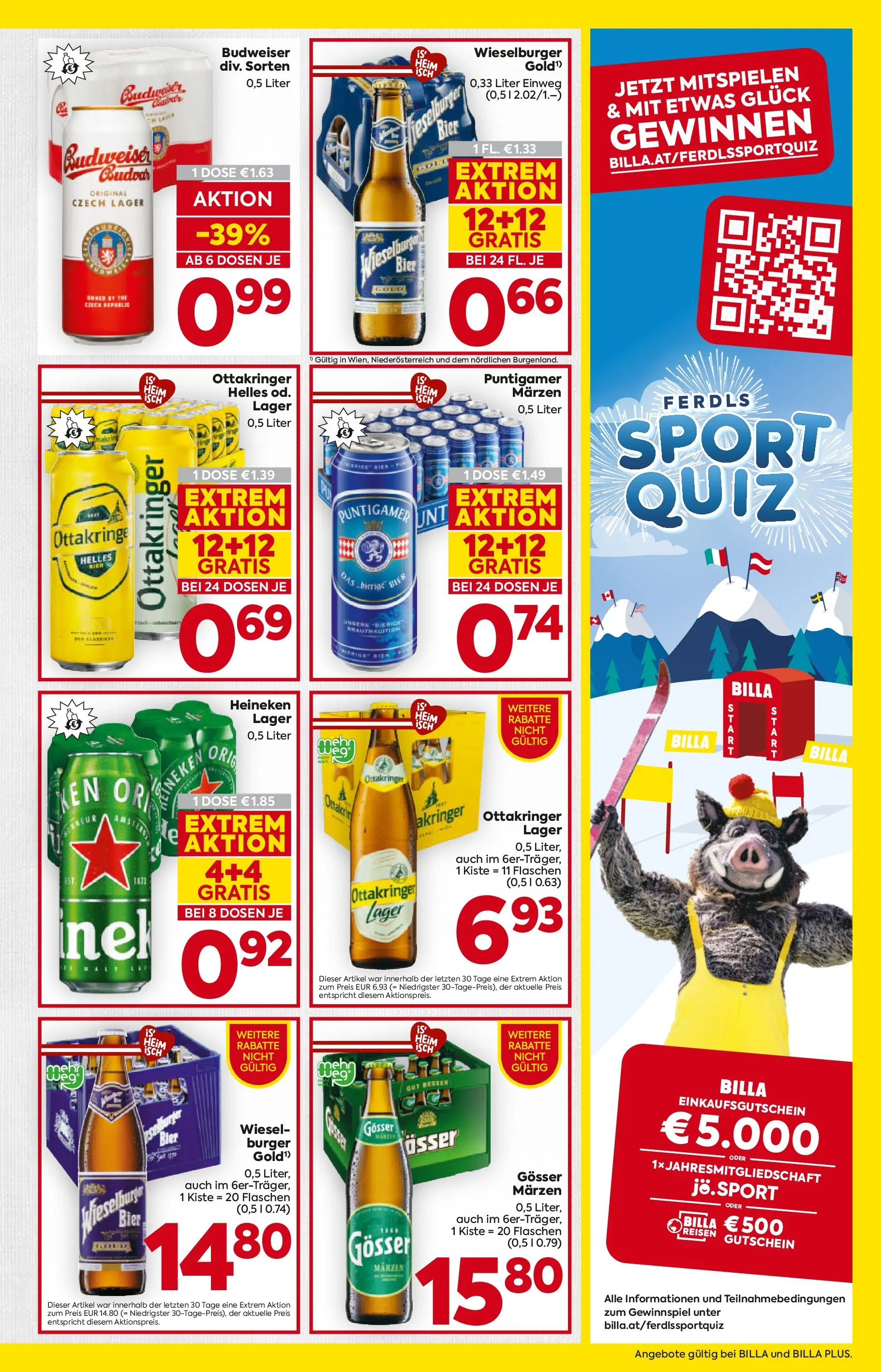 Billa Flugblatt - Stoob, Hornstein, Guessing ab 12.02.2026 - Angebote, Prospekt | Seite: 17 | Produkte: Bier