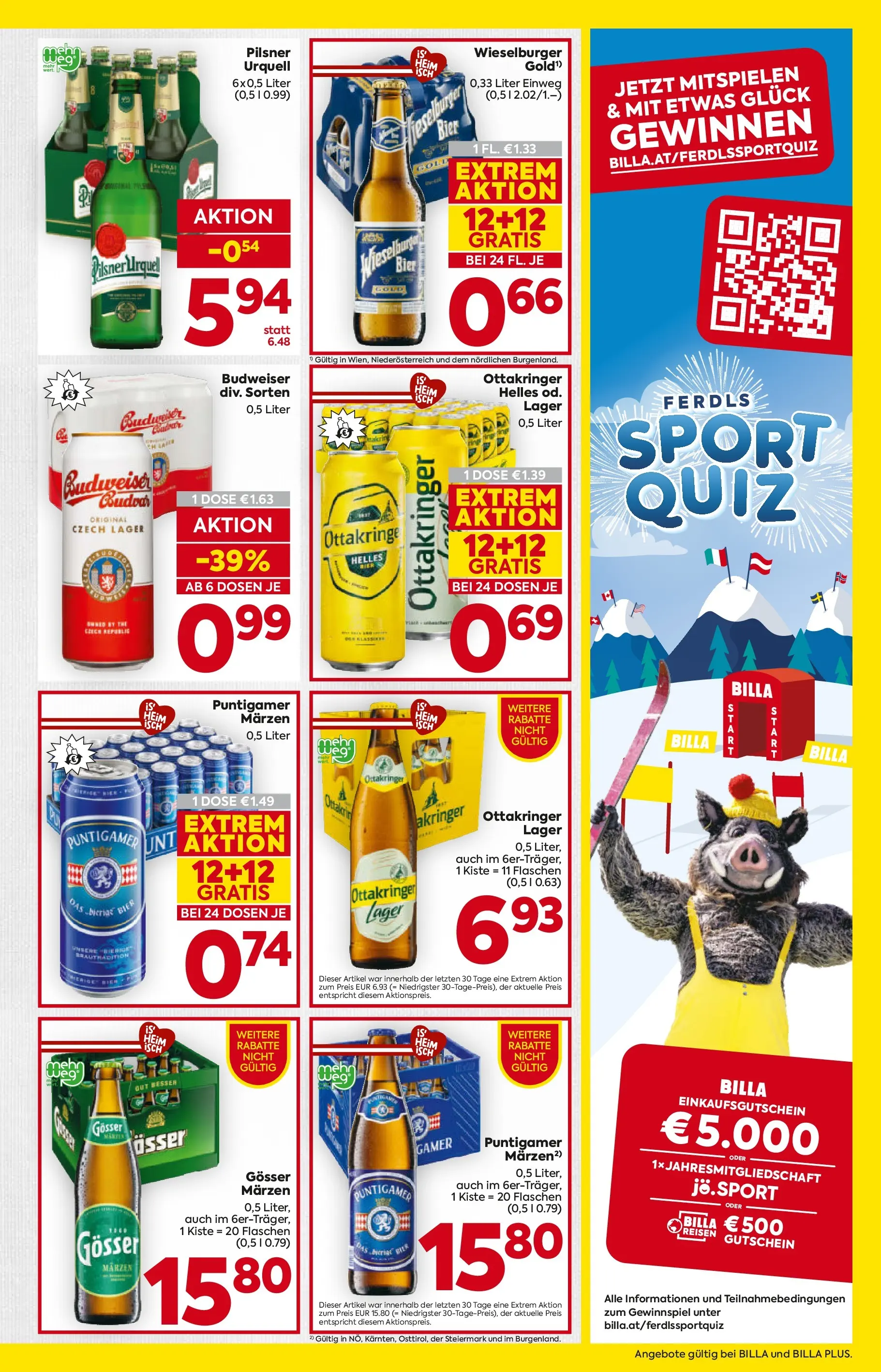 Billa - BILLA: Flugblatt gültig bei BILLA & BILLA PLUS ab 11.02.2026 - Angebote, Prospekt | Seite: 17 | Produkte: Bier