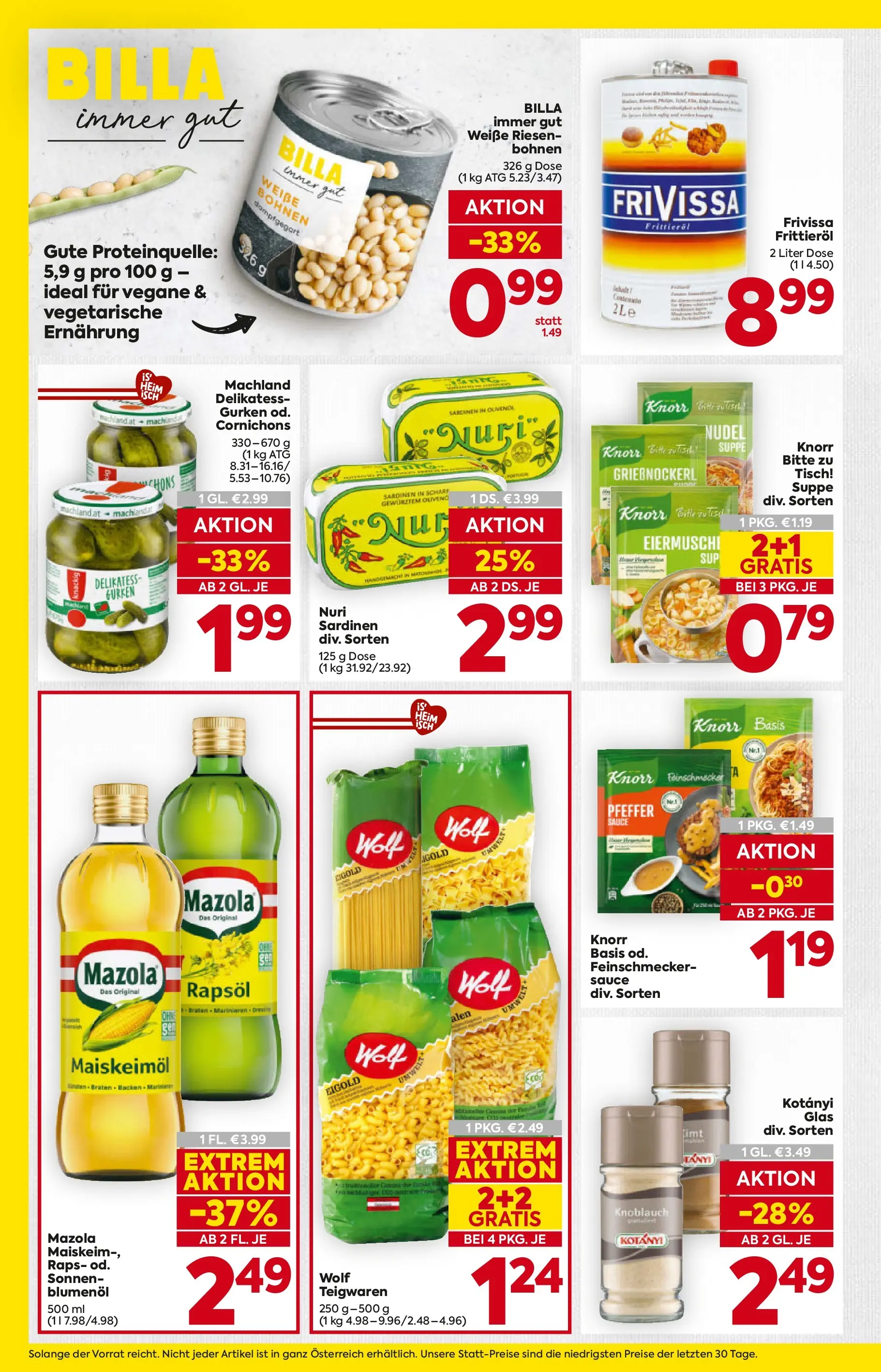 Billa - BILLA: Flugblatt gültig bei BILLA & BILLA PLUS ab 11.02.2026 - Angebote, Prospekt | Seite: 14 | Produkte: Pfeffer, Knoblauch, Tisch, Huile à frire