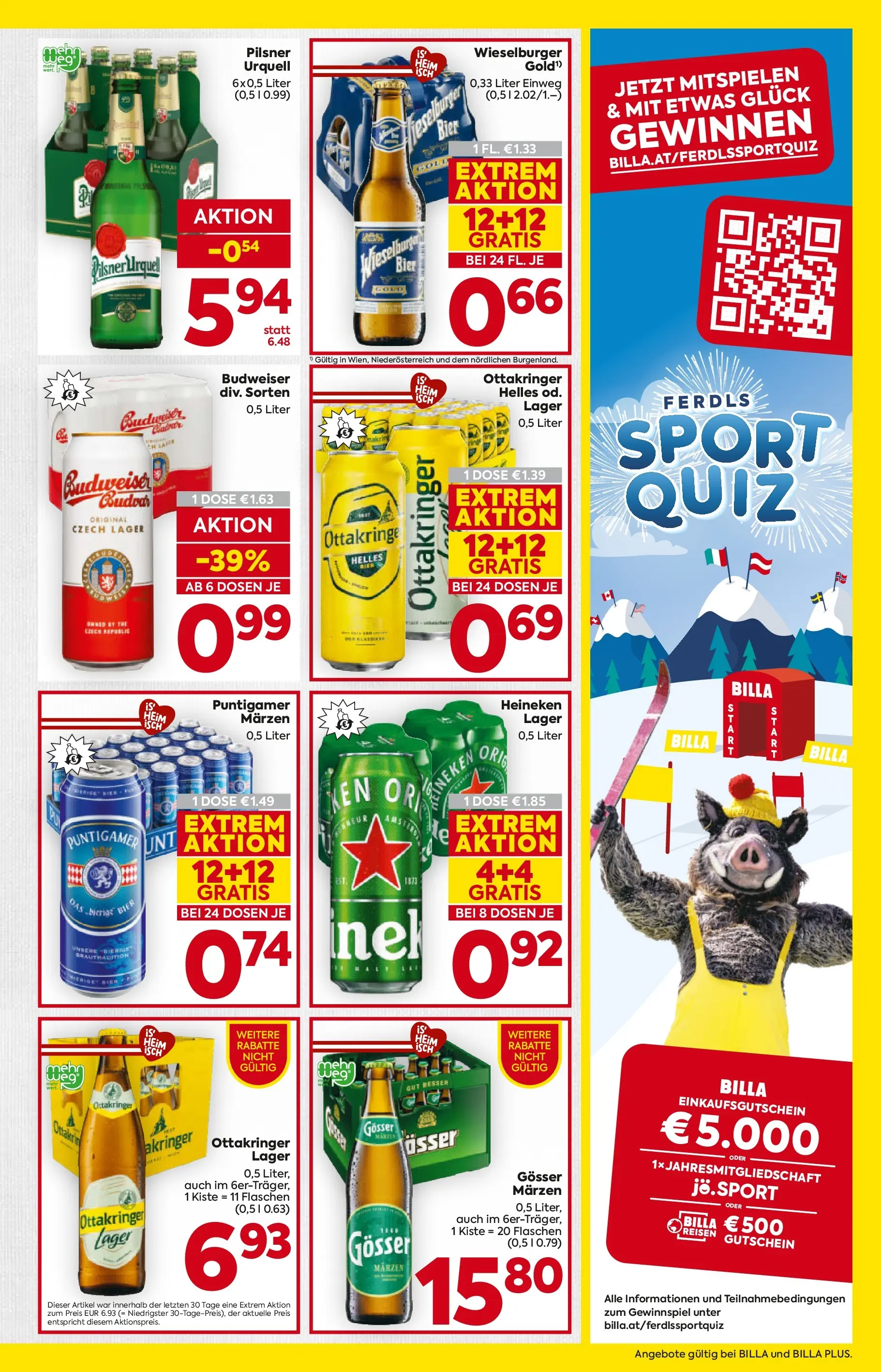 Billa - BILLA: Flugblatt gültig bei BILLA & BILLA PLUS ab 11.02.2026 - Angebote, Prospekt | Seite: 17 | Produkte: Bier