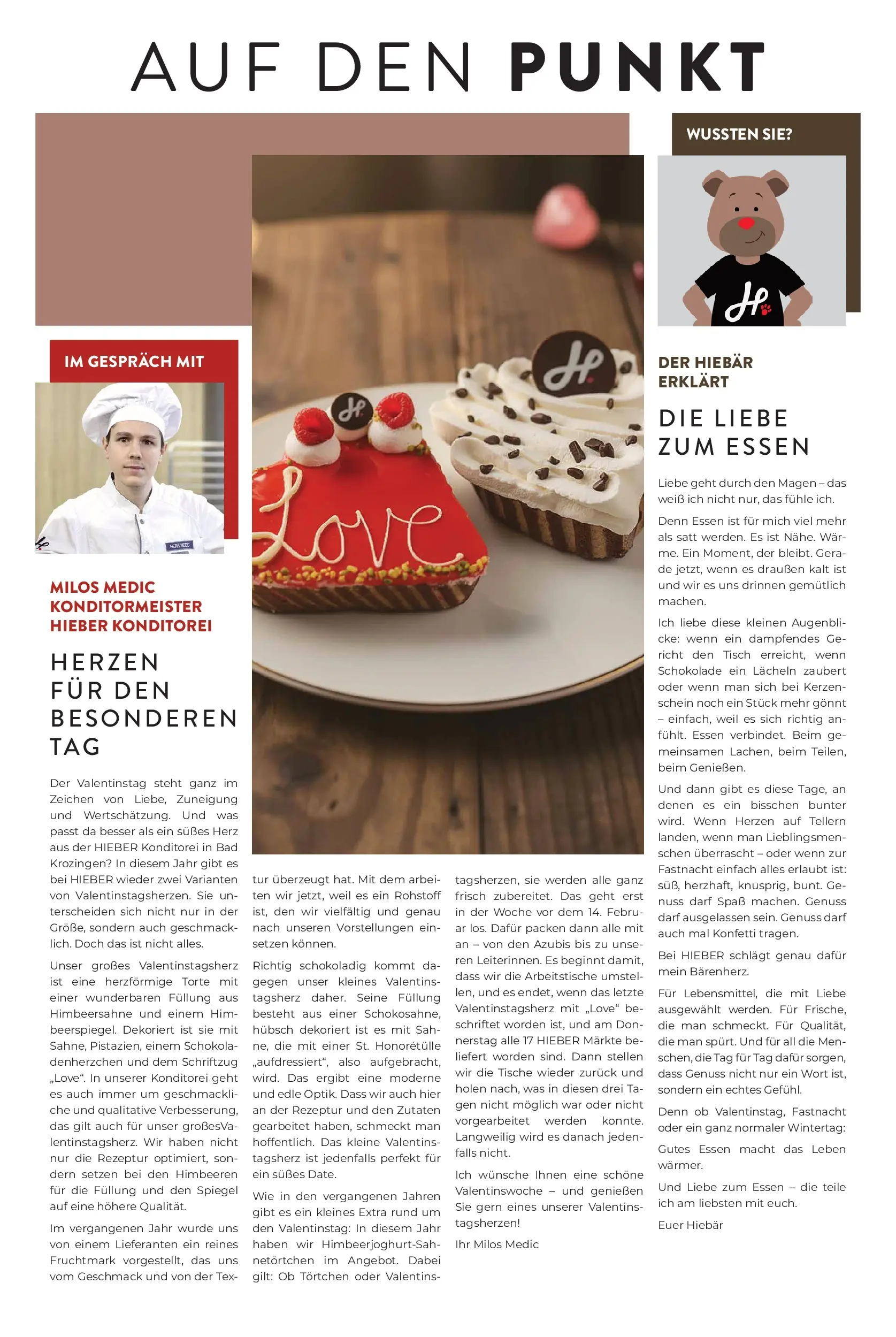 Angebote - Hieber's Frischecenter: Meine Woche (ab 08.02.2026) zum Blättern | Seite: 3 | Produkte: Himbeeren, Schokolade, Spiegel, Tür